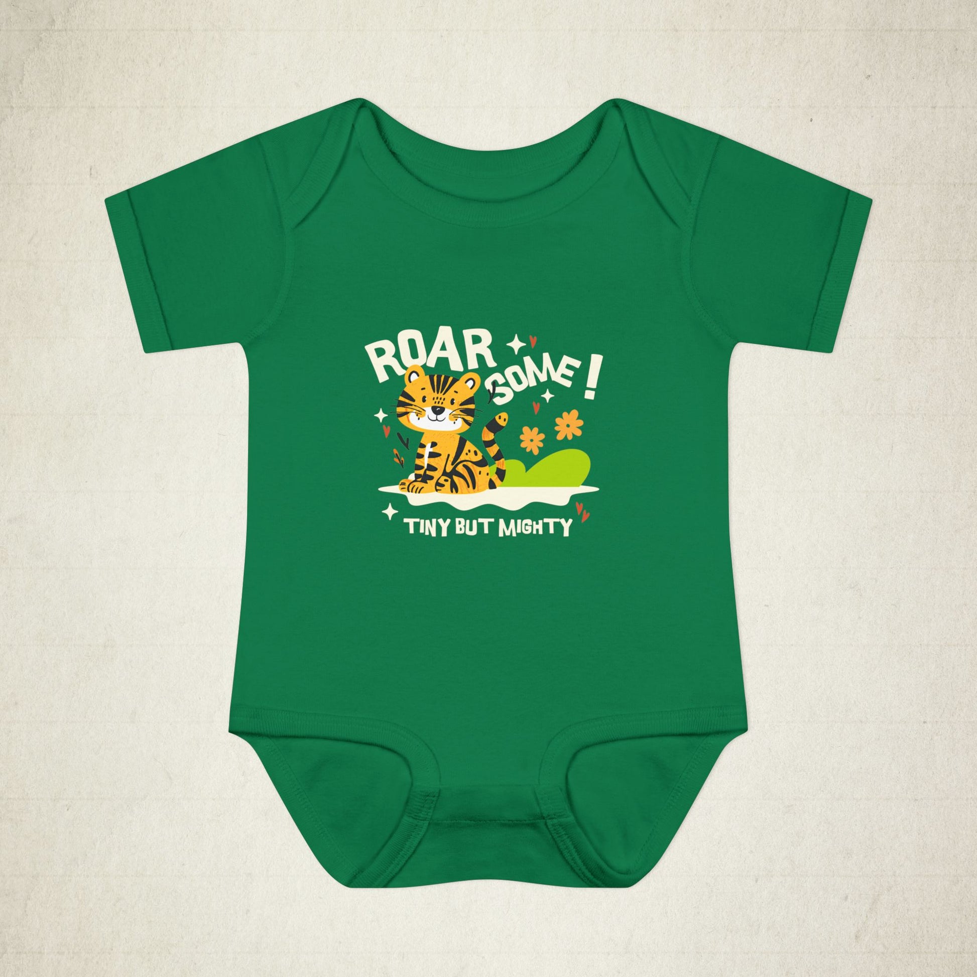 Adorable Infant Bodysuit with "Roar-some" Tiger Design