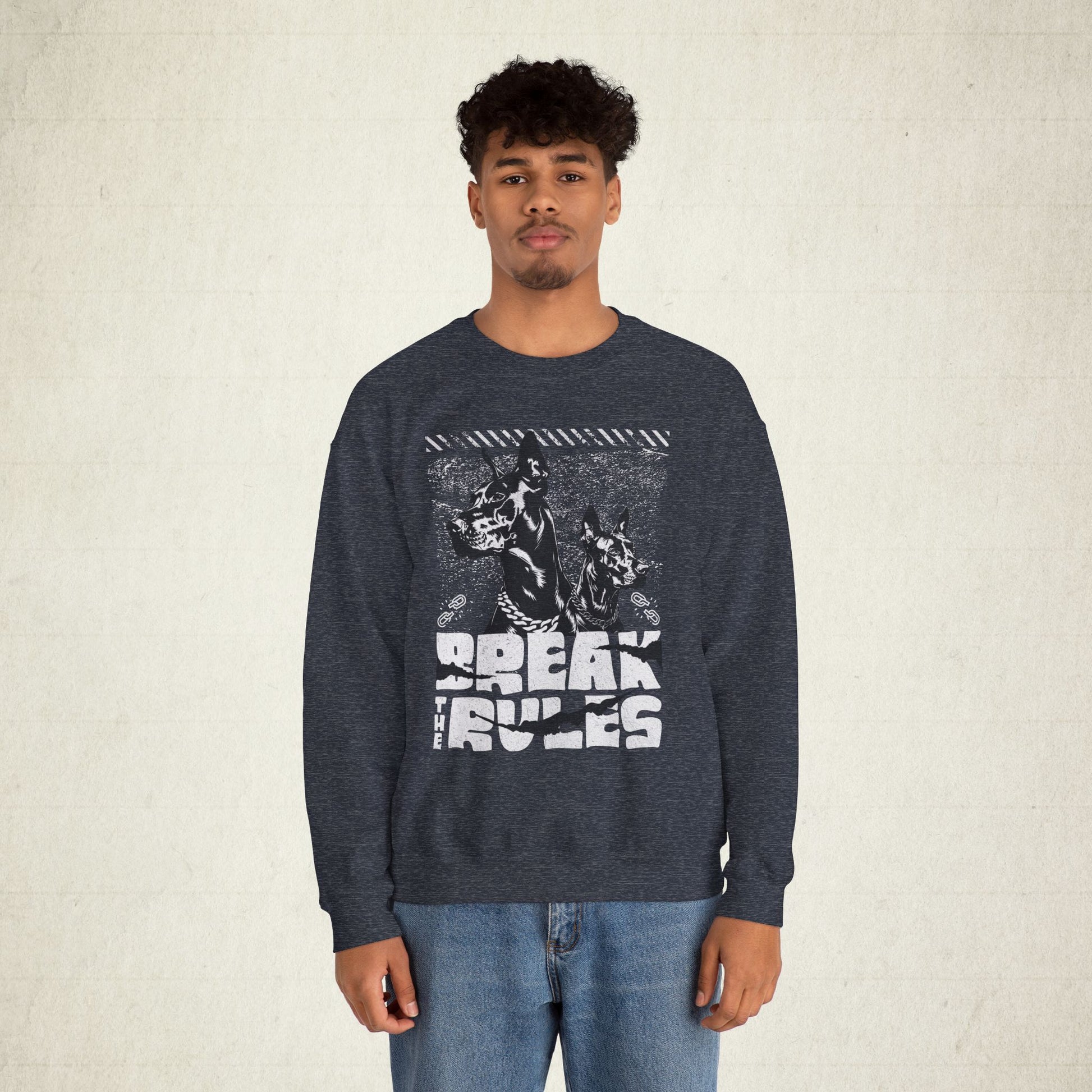 Break The Rules Crewneck Unisex Sweatshirt