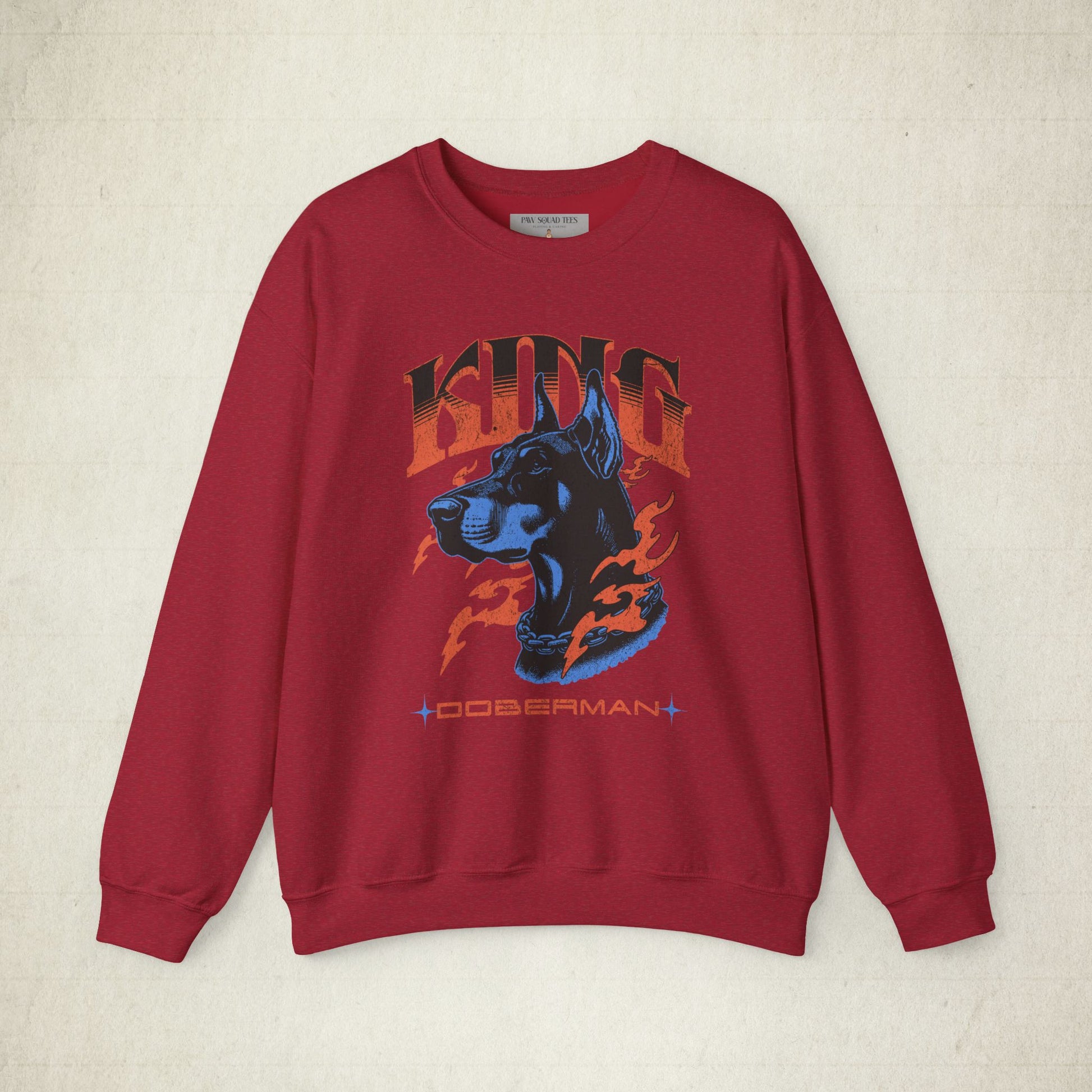 Bold Doberman King Unisex Sweatshirt