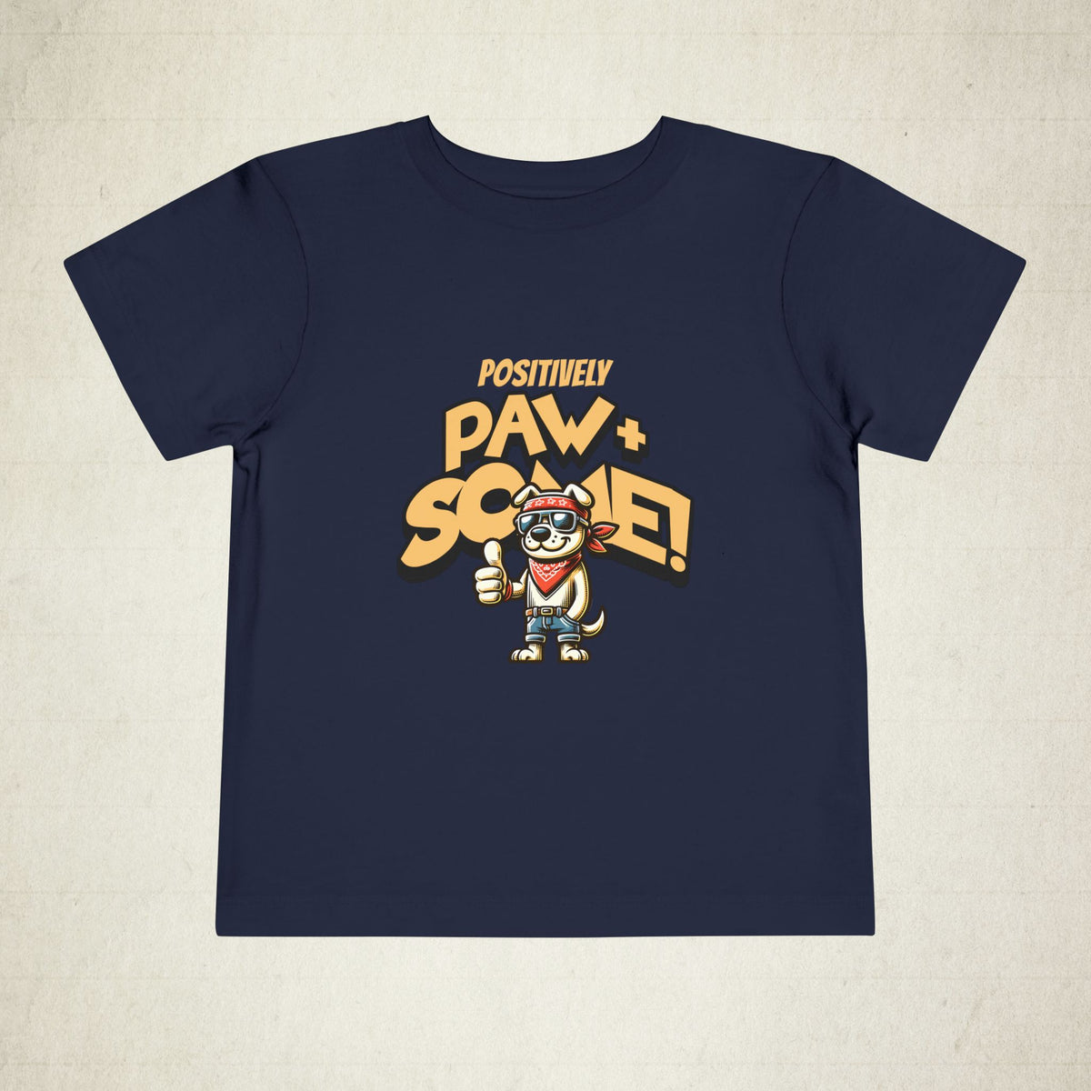 Positively Paw-some Toddler Tee