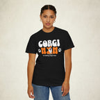 Corgi Mom Graphic Tee featuring a Corgi Mom design, graphic tee