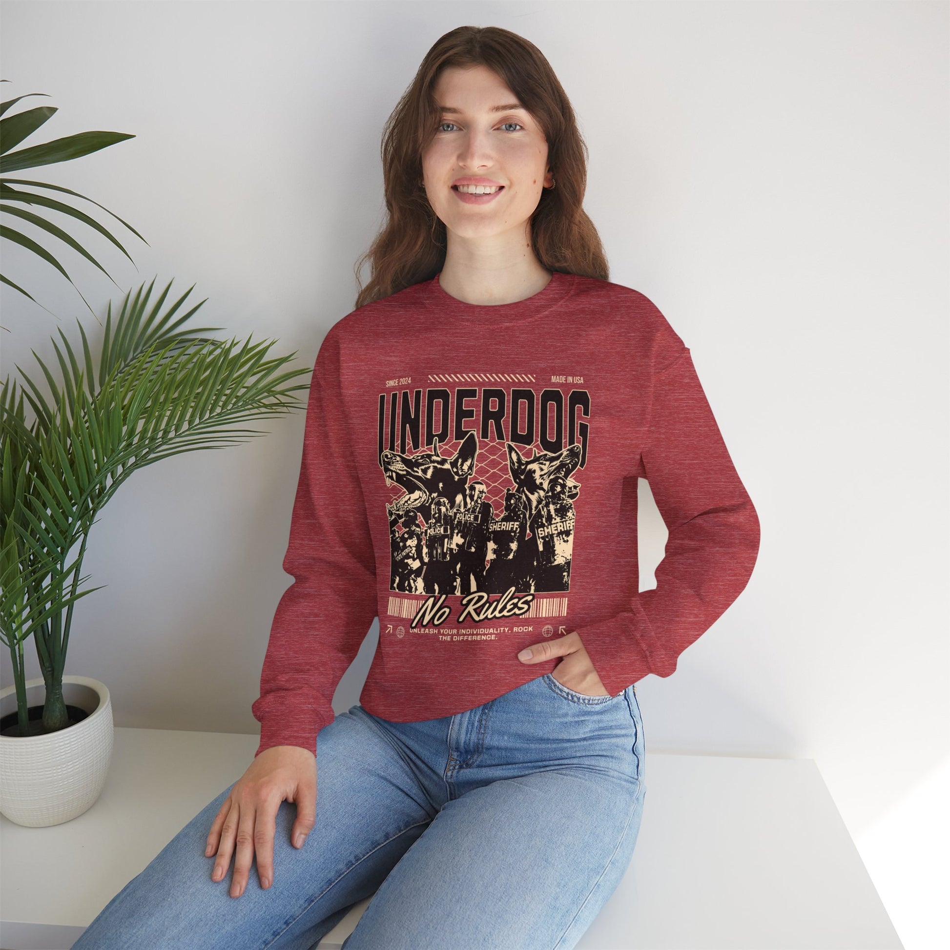 Underdog No Rules Design Unisex Sweatshirt
