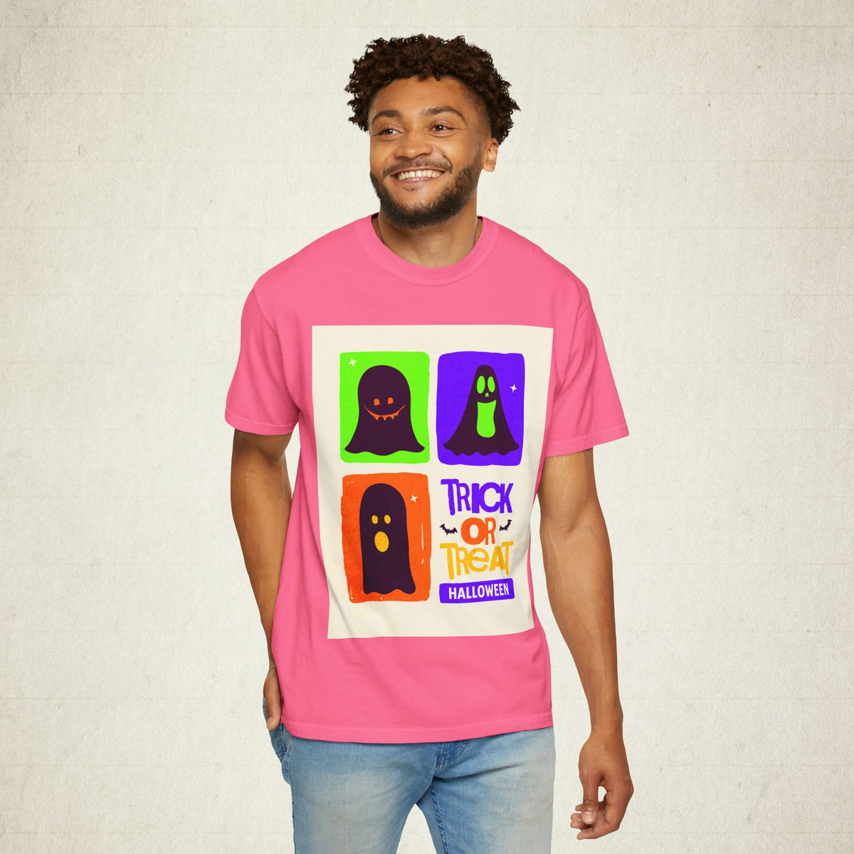 Trick or Treat Halloween Ghost Unisex T-Shirt