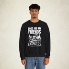 Dog Lovers' Crewneck Sweatshirt featuring a Dog Lovers design, crewneck sweatshirt