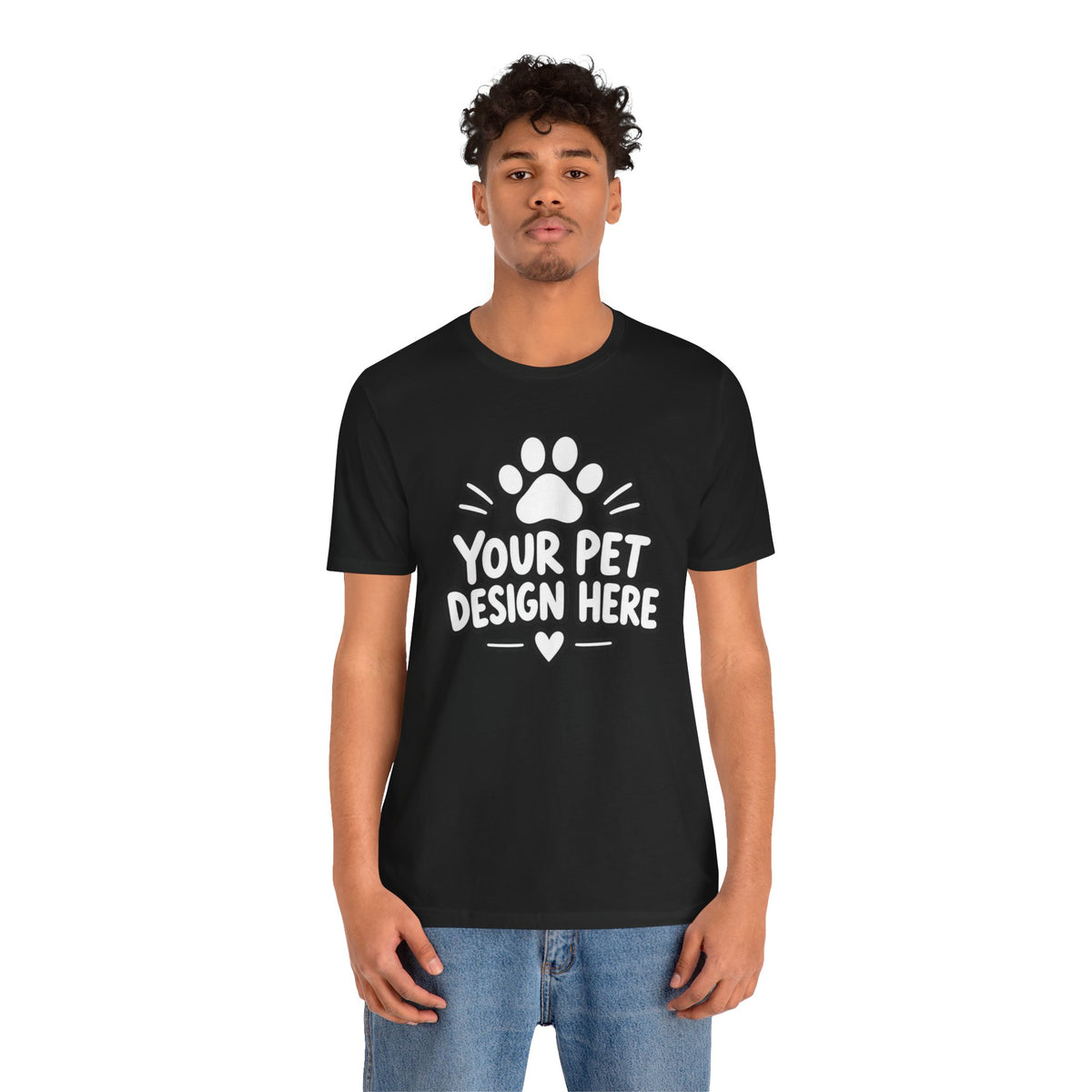 Custom Pet Caricature T-Shirt – Personalized Pet Portrait Tee