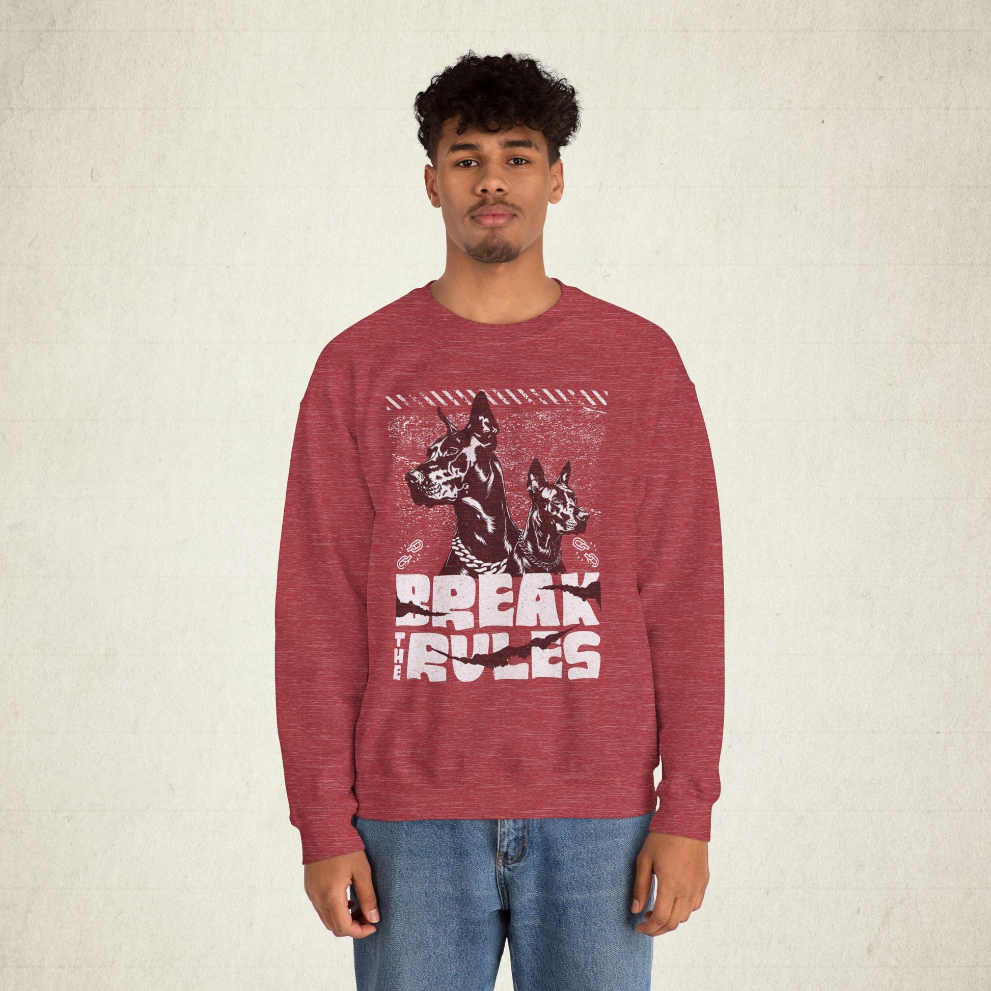 Break The Rules Crewneck Unisex Sweatshirt