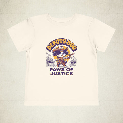 Deputy Dog Toddler Tee featuring a Deputy Dog design, toddler tee