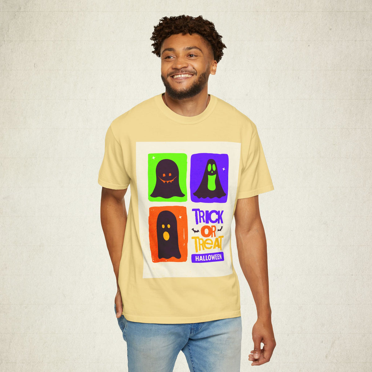 Trick or Treat Halloween Ghost Unisex T-Shirt