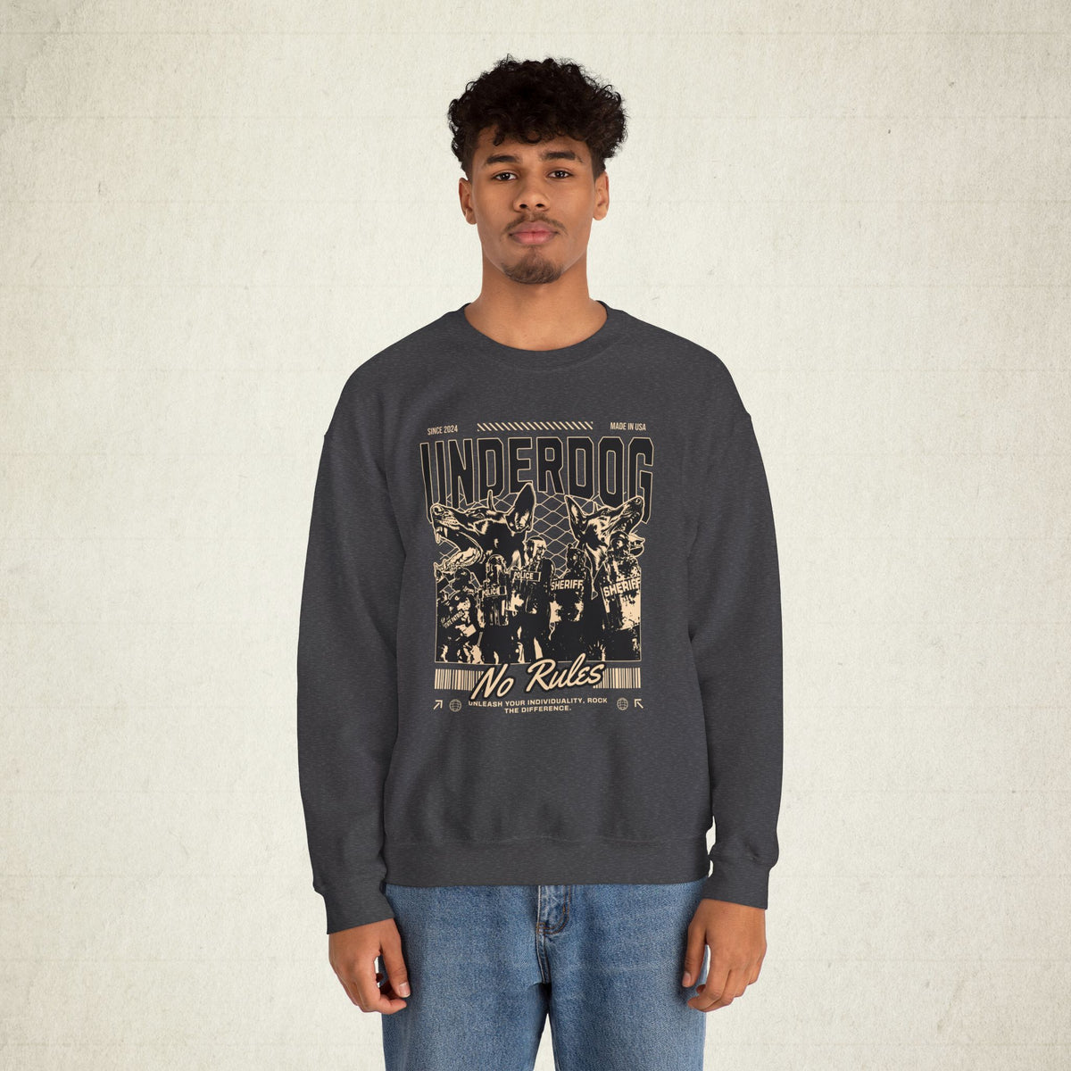 Underdog No Rules Crewneck Sweatshirt featuring a Underdog: No Rules design, crewneck sweatshirt