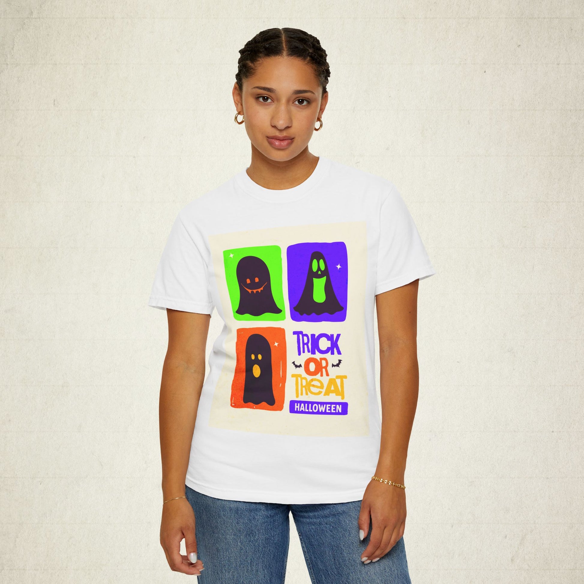 Trick or Treat Halloween Ghost Unisex T-Shirt