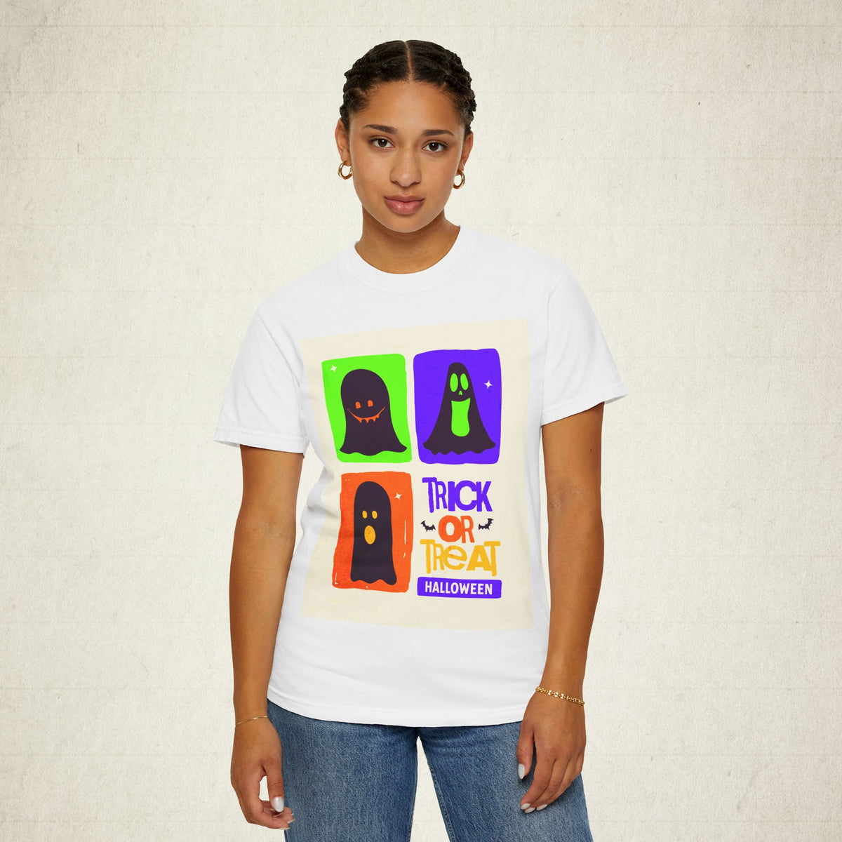 Trick or Treat Halloween Ghost Unisex T-Shirt