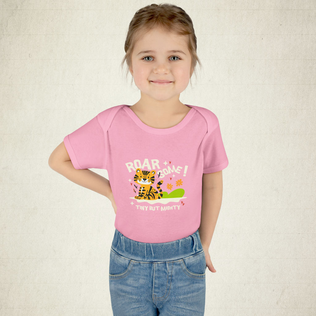 Adorable Infant Bodysuit with "Roar-some" Tiger Design