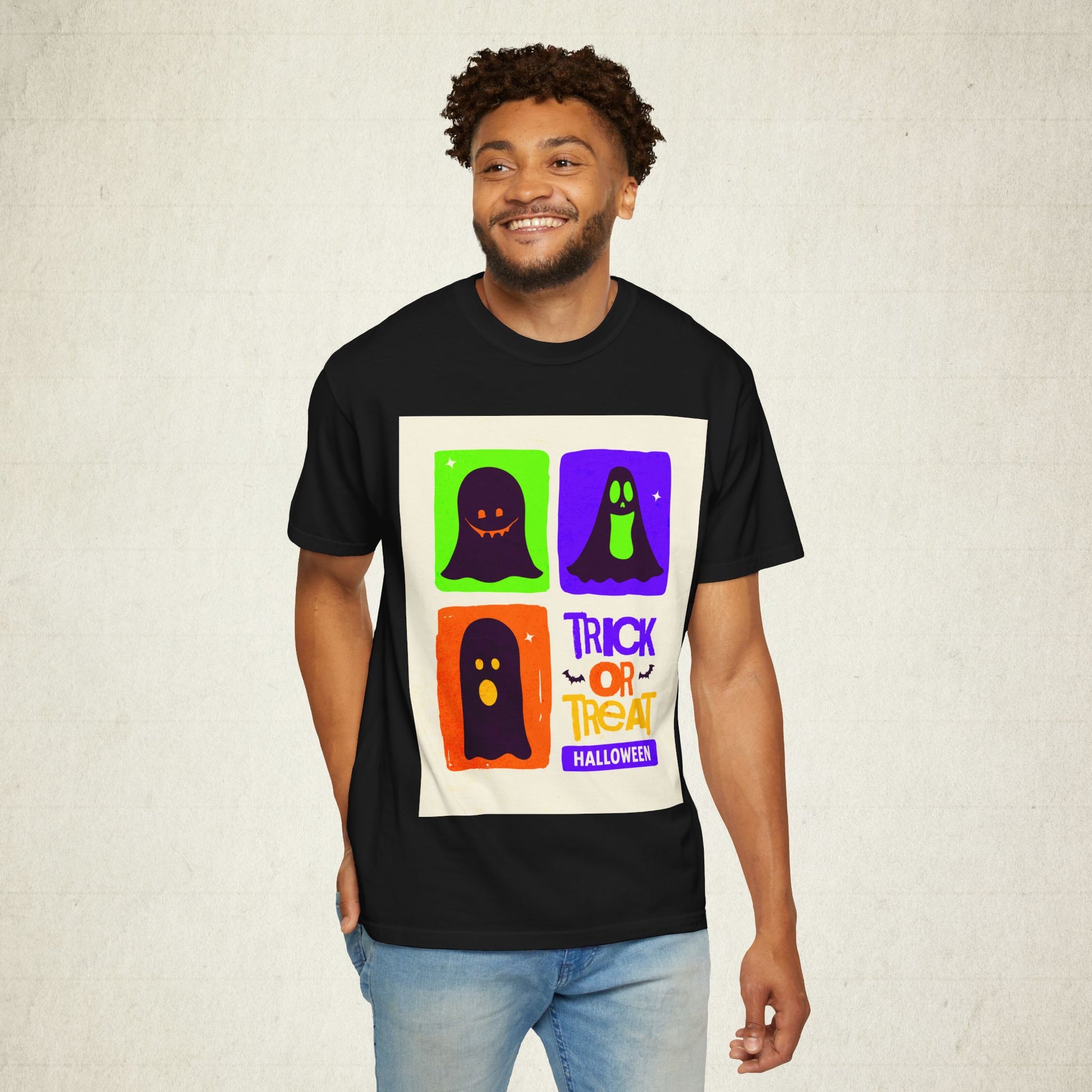Trick or Treat Halloween Ghost Unisex T-Shirt