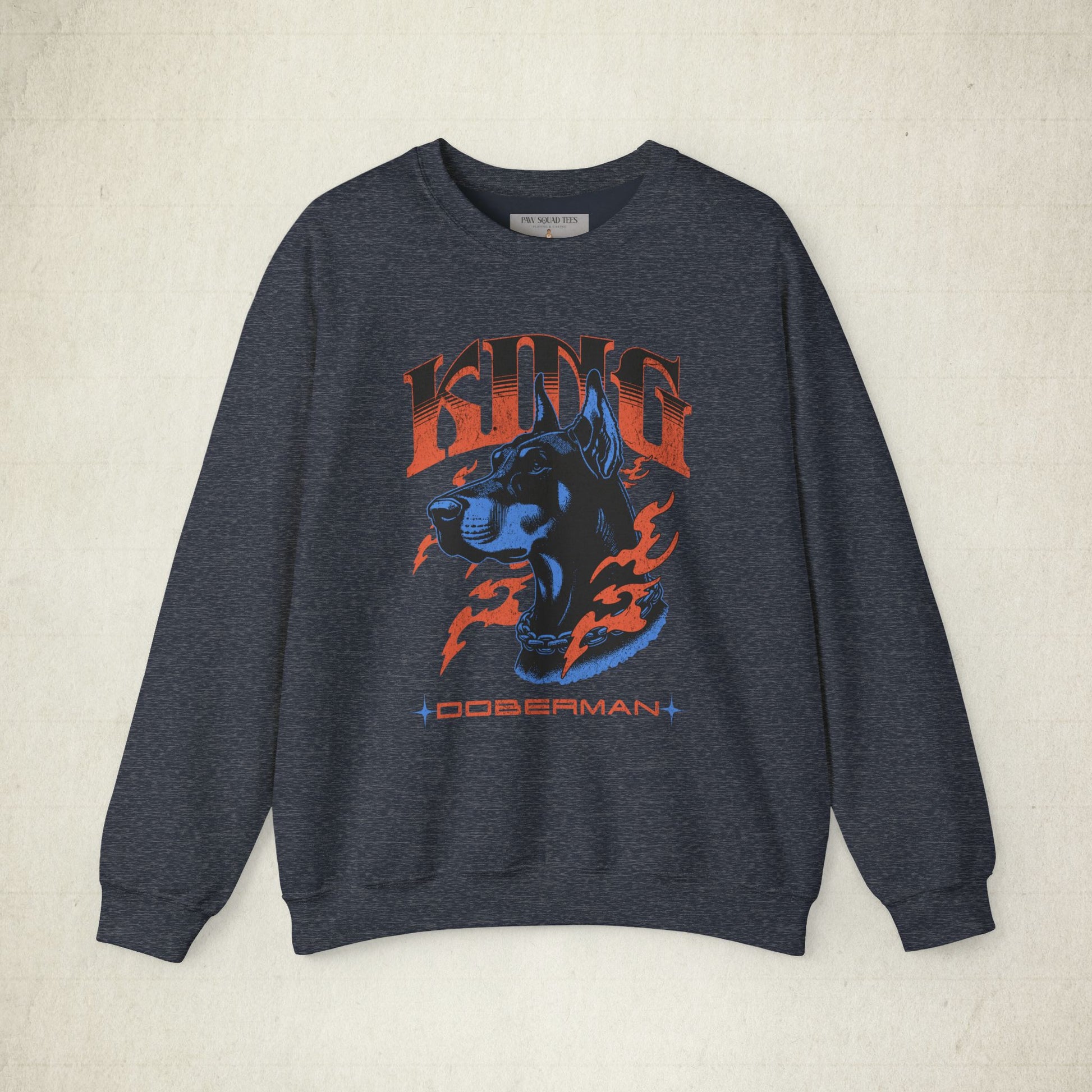 Bold Doberman King Unisex Sweatshirt