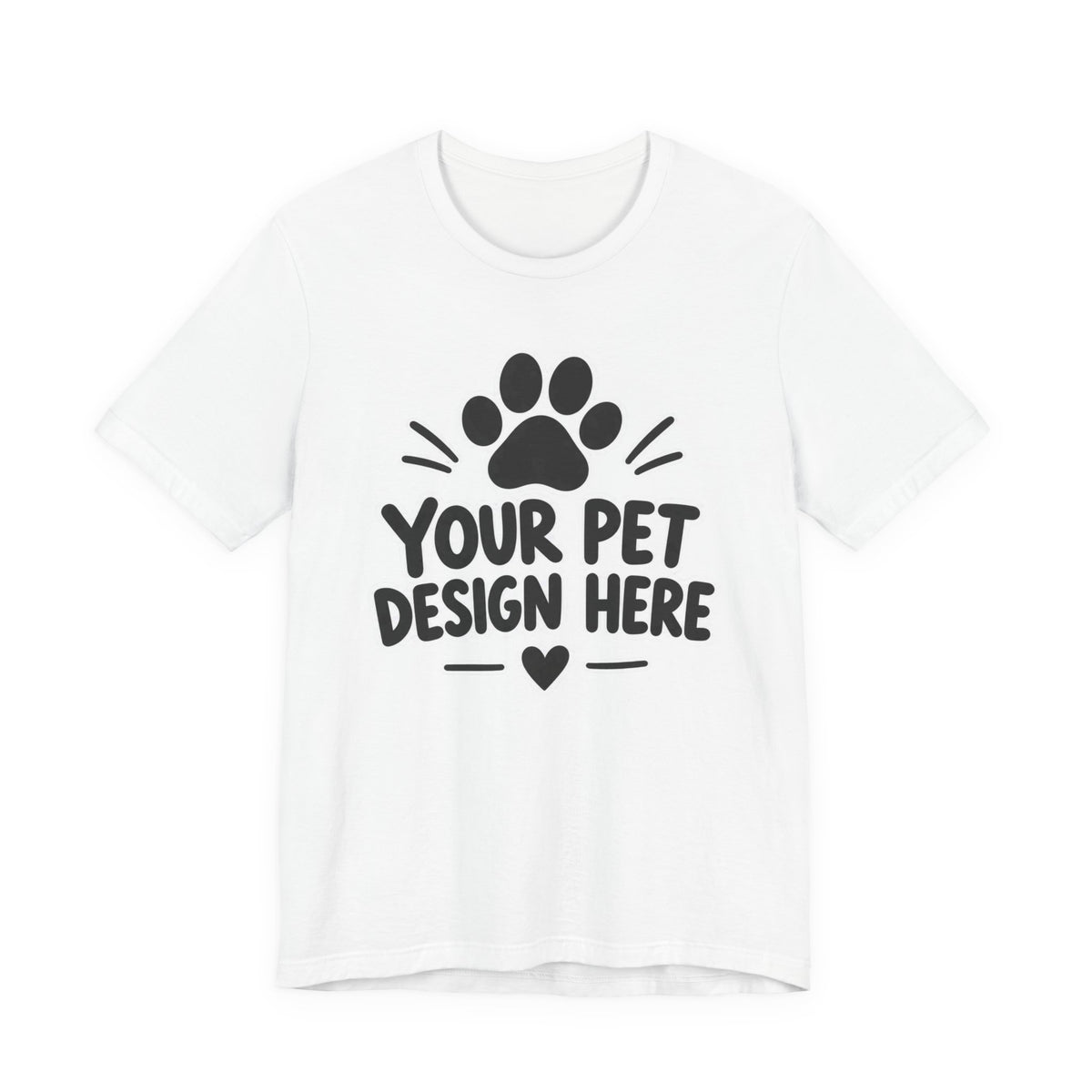 Custom Pet Caricature T-Shirt – Personalized Pet Portrait Tee