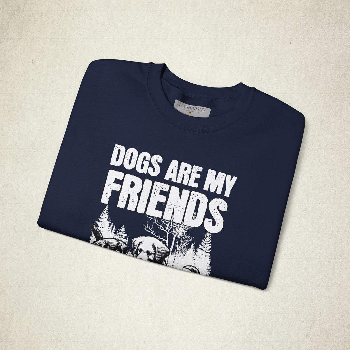 Dog Lovers' Crewneck Sweatshirt featuring a Dog Lovers design, crewneck sweatshirt