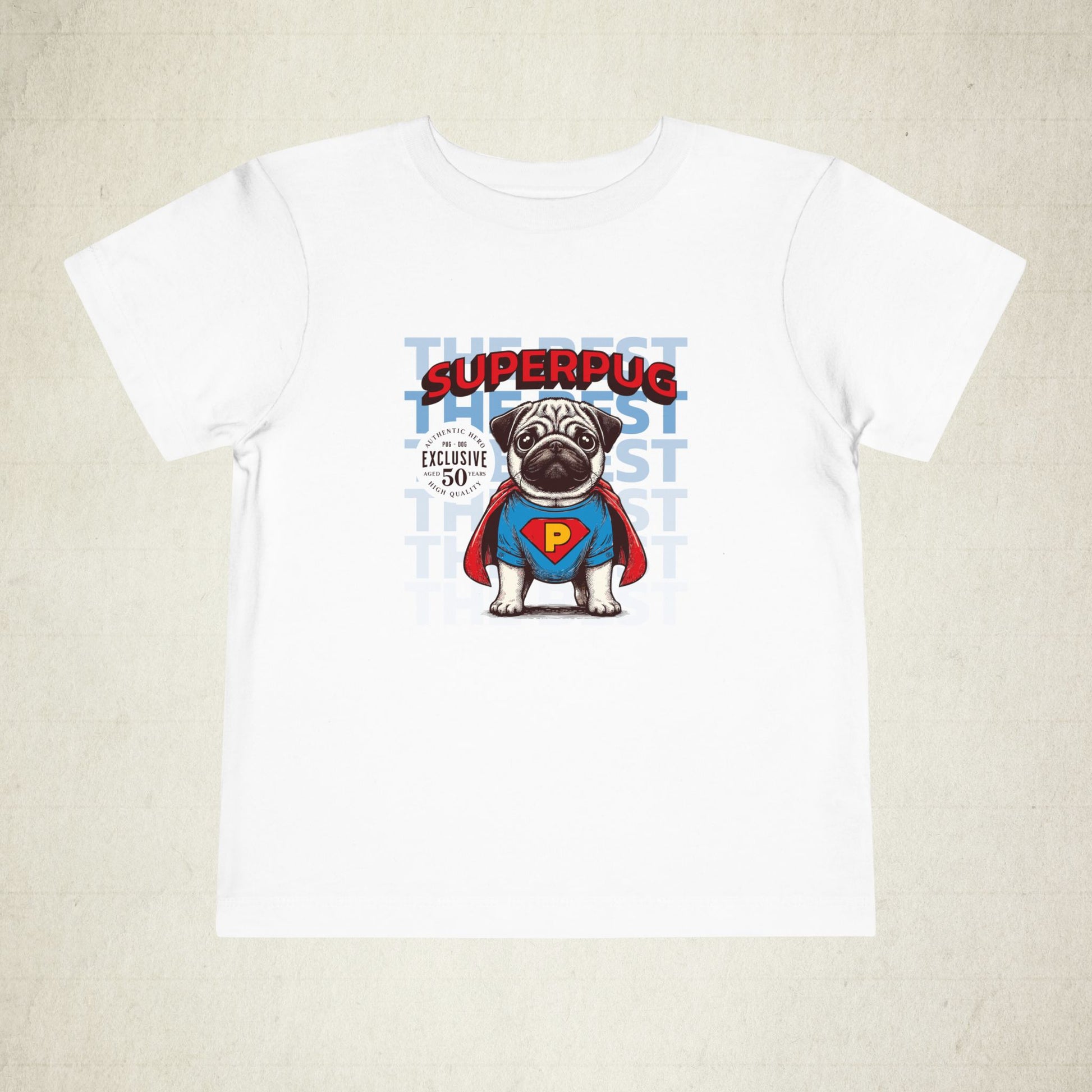 Super Pug Toddler Tee