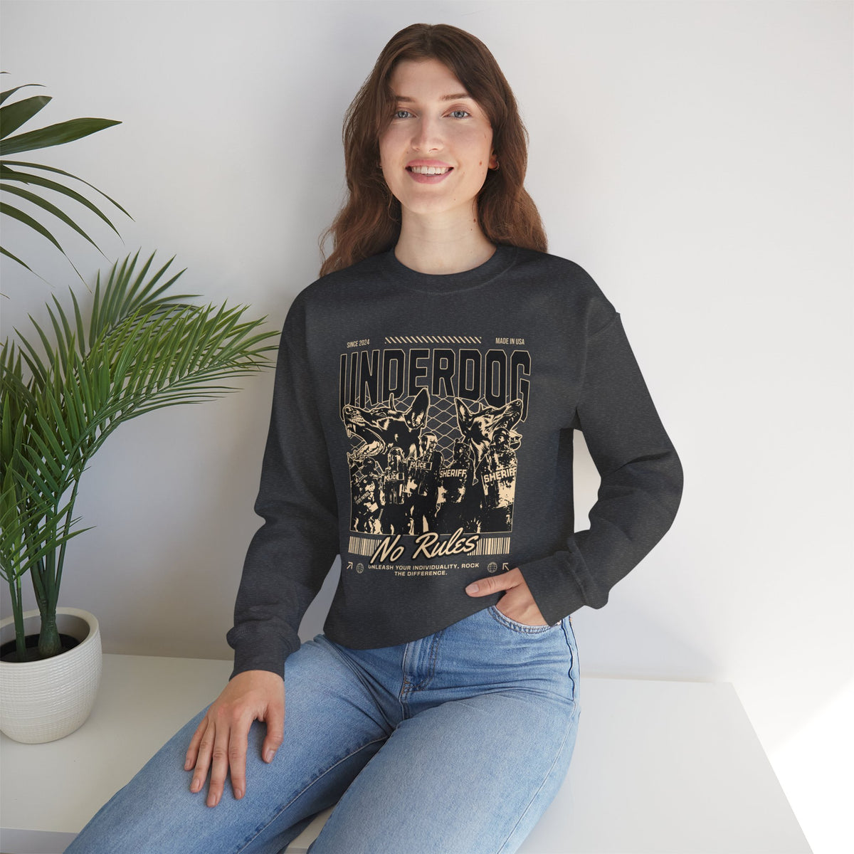 Underdog No Rules Crewneck Sweatshirt featuring a Underdog: No Rules design, crewneck sweatshirt