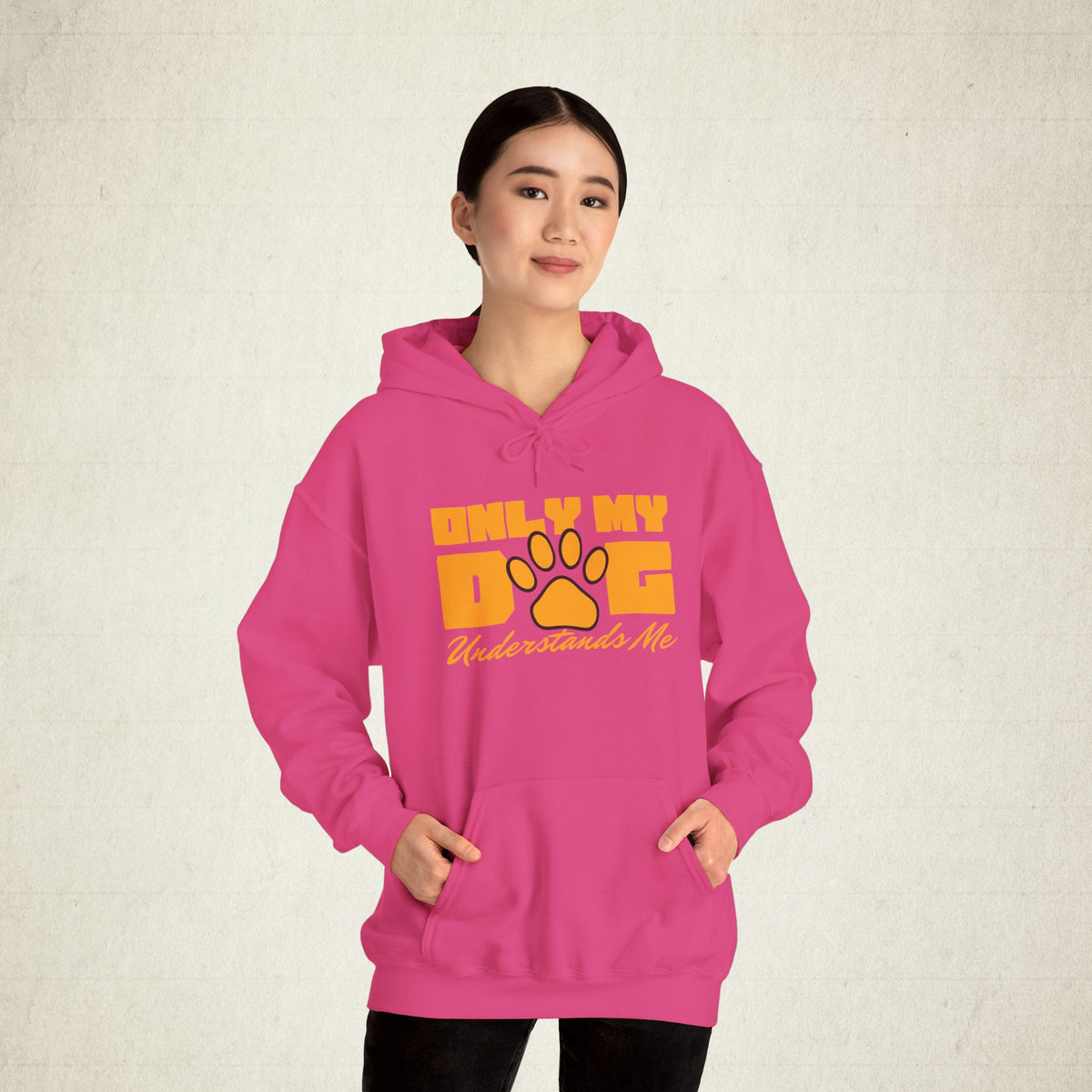 Only My Dog Understands Me Hoodie featuring a Only My Dog Understands Me design, pullover hoodie
