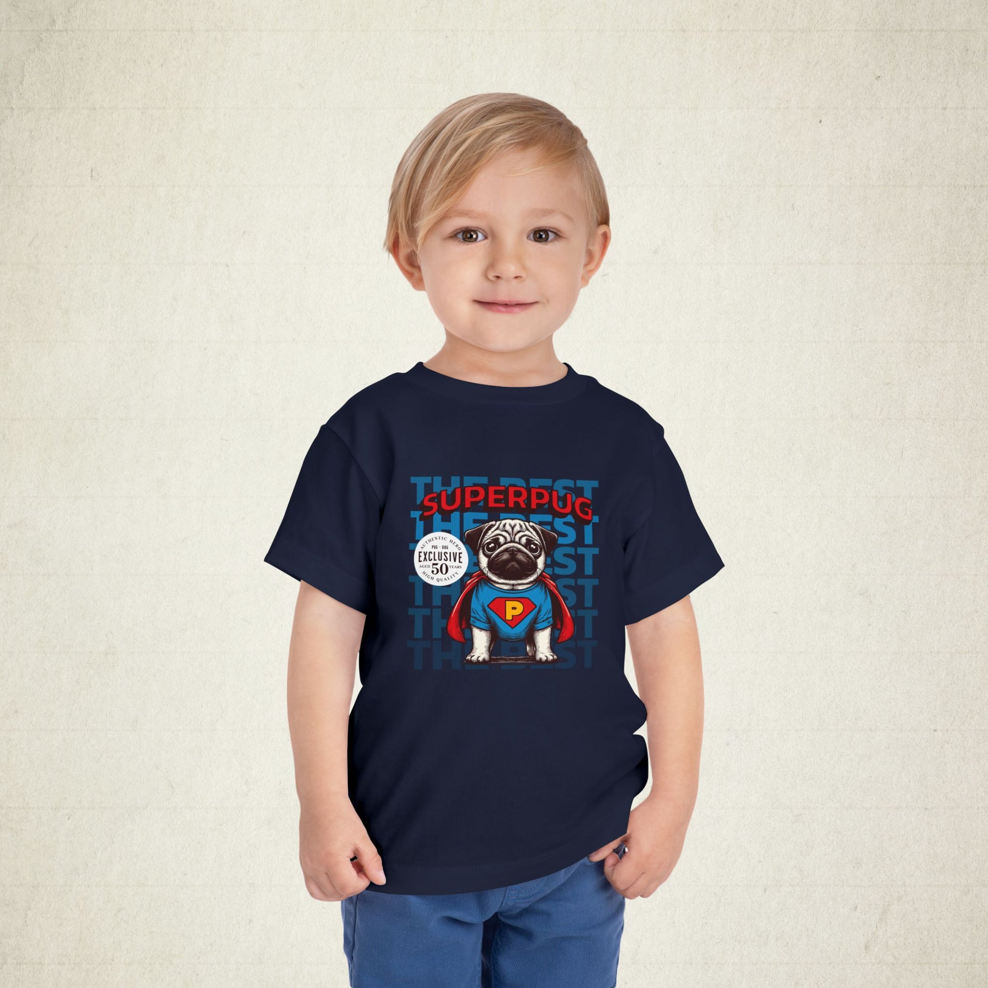 Super Pug Toddler Tee