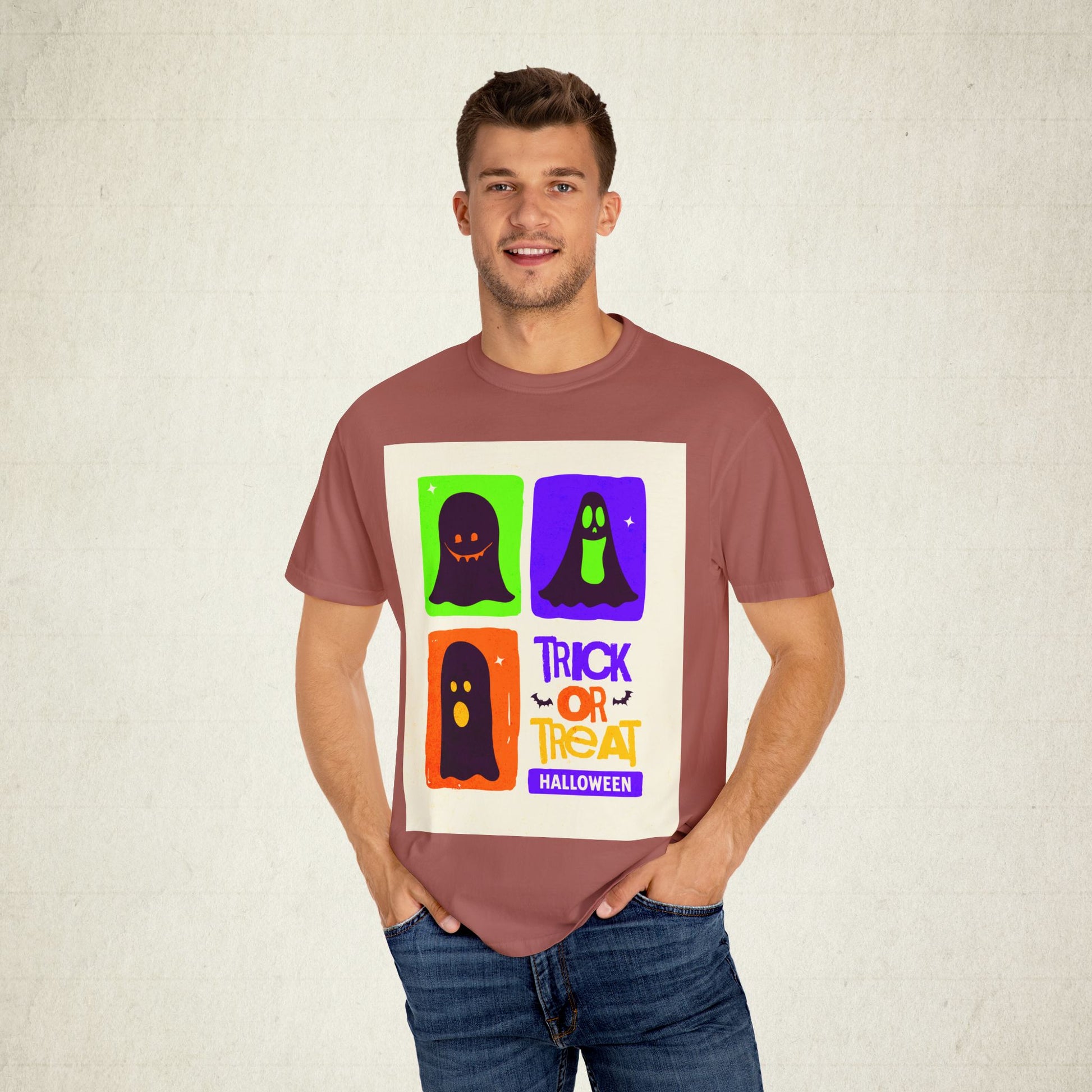 Trick or Treat Halloween Ghost Unisex T-Shirt