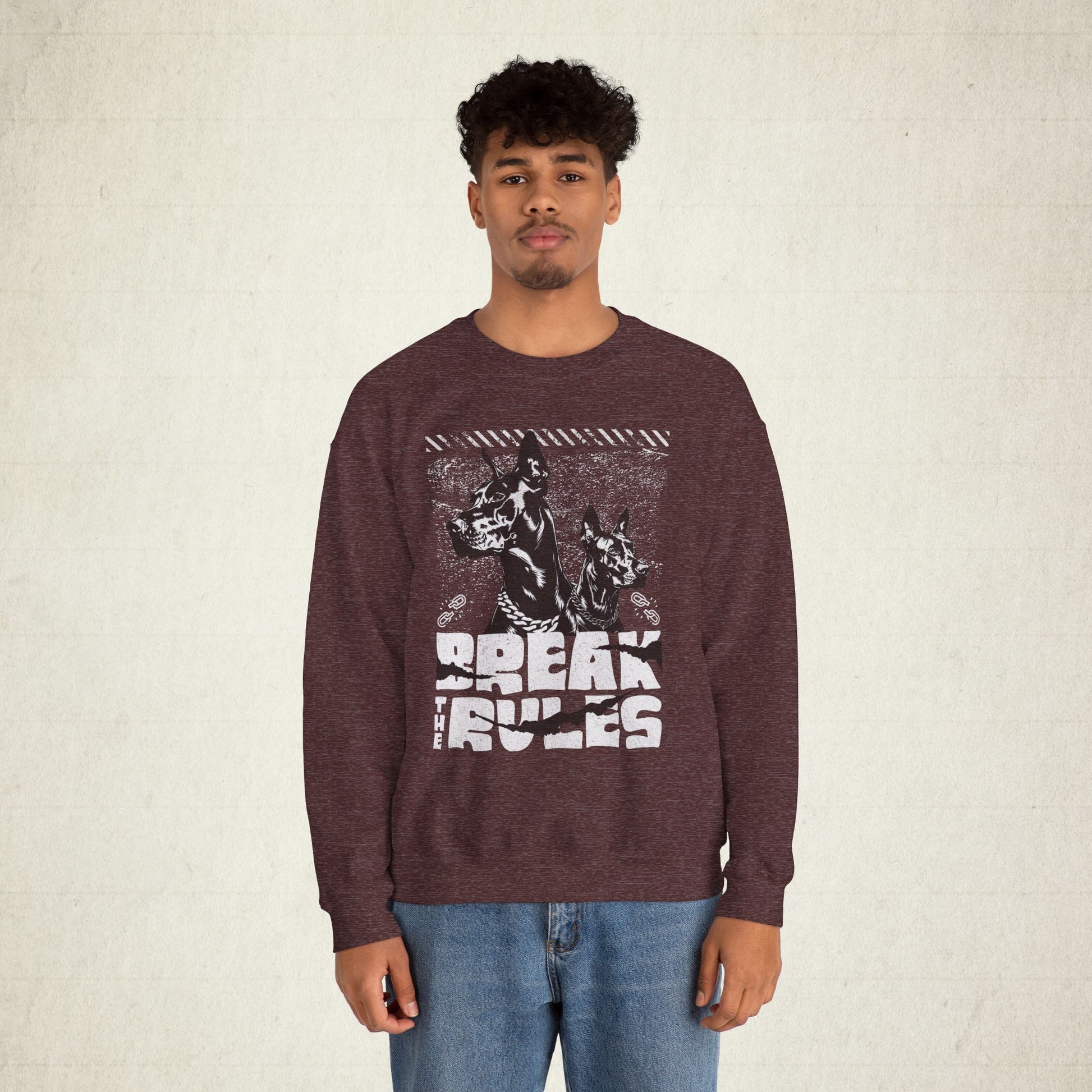 Break The Rules Crewneck Unisex Sweatshirt