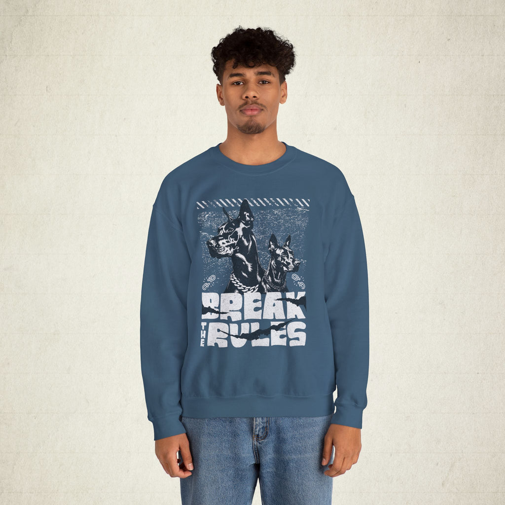 Break The Rules Crewneck Unisex Sweatshirt