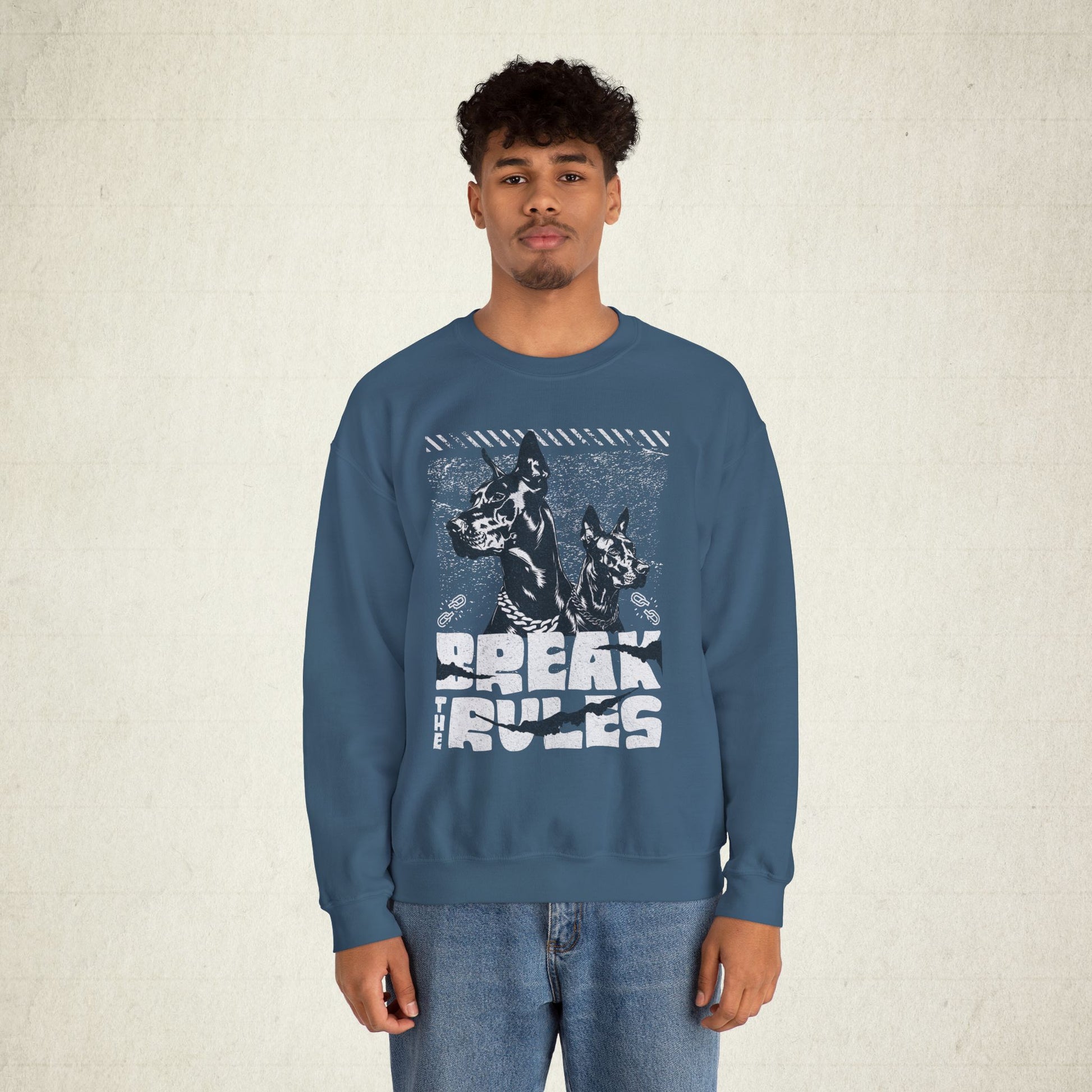 Break The Rules Crewneck Unisex Sweatshirt