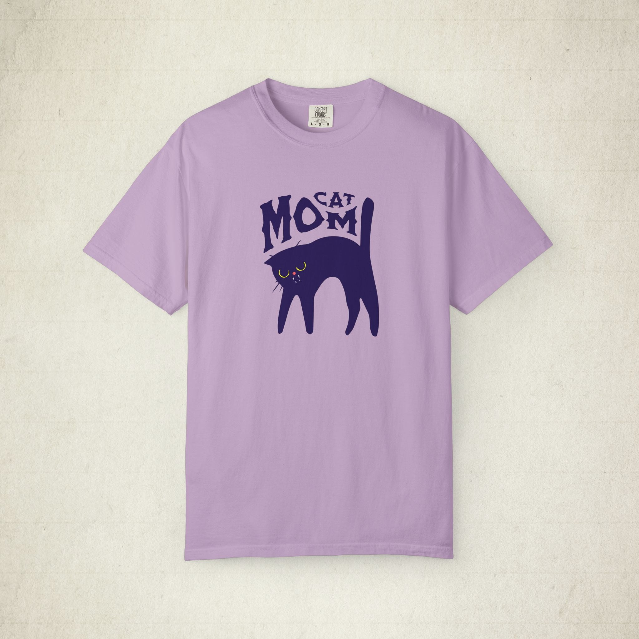 Cat Mom Garment-Dyed Women T-shirt