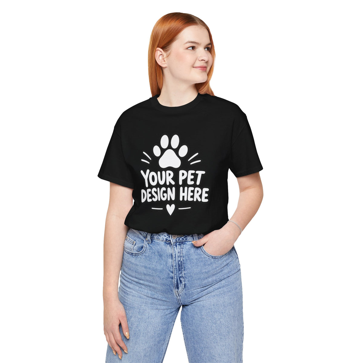 Custom Pet Caricature T-Shirt – Personalized Pet Portrait Tee