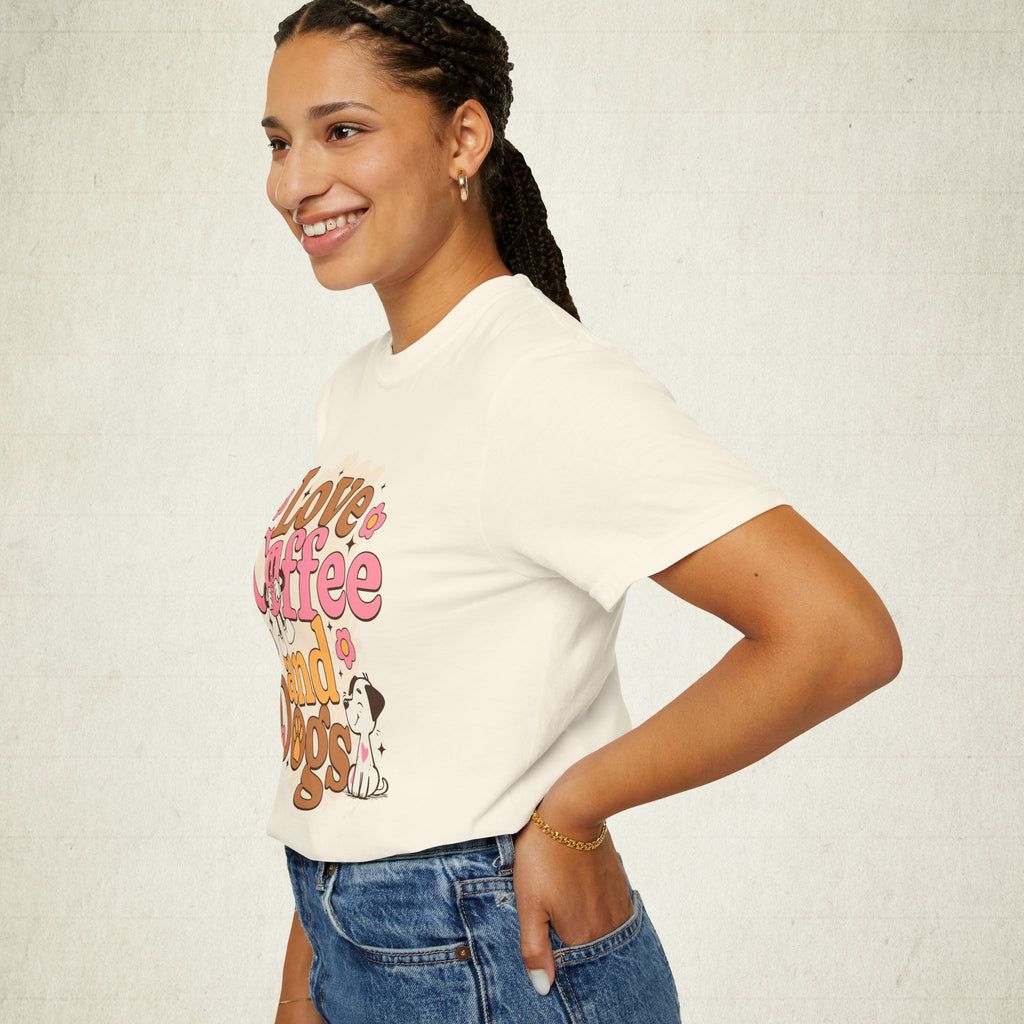 Love Coffee and Dogs Women T-shirt