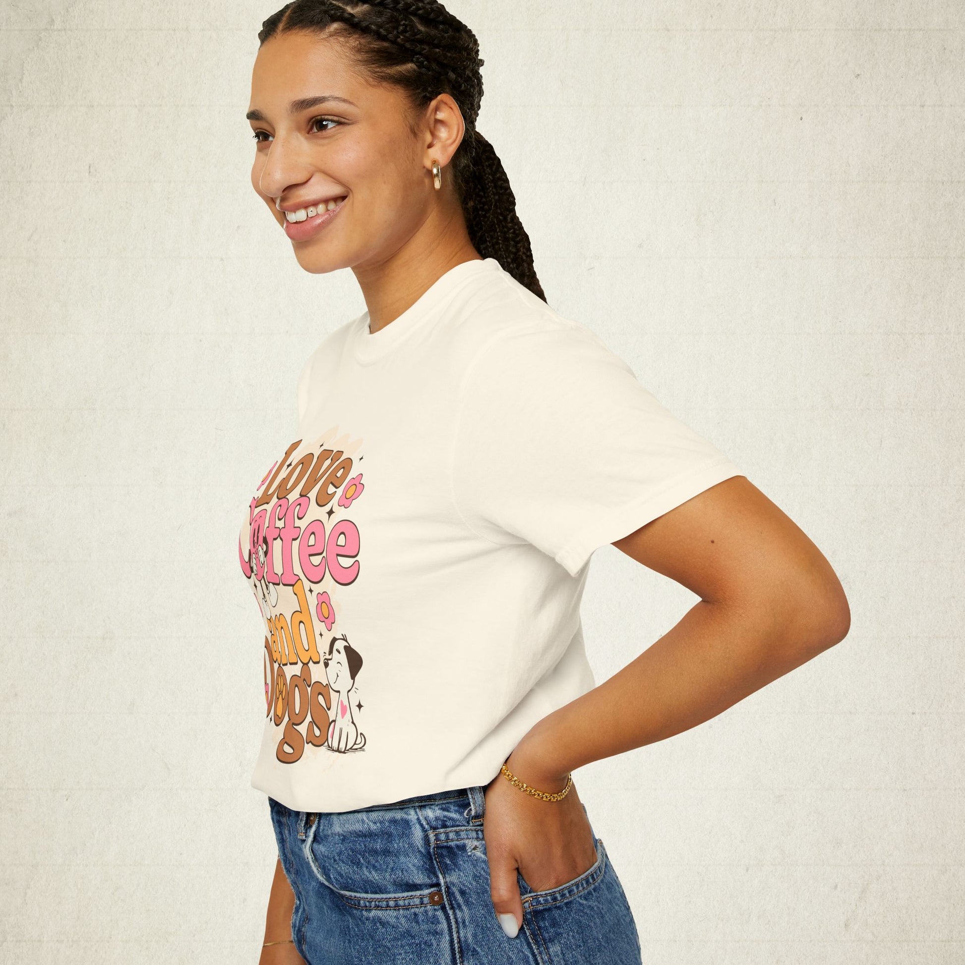 Love Coffee and Dogs Women T-shirt