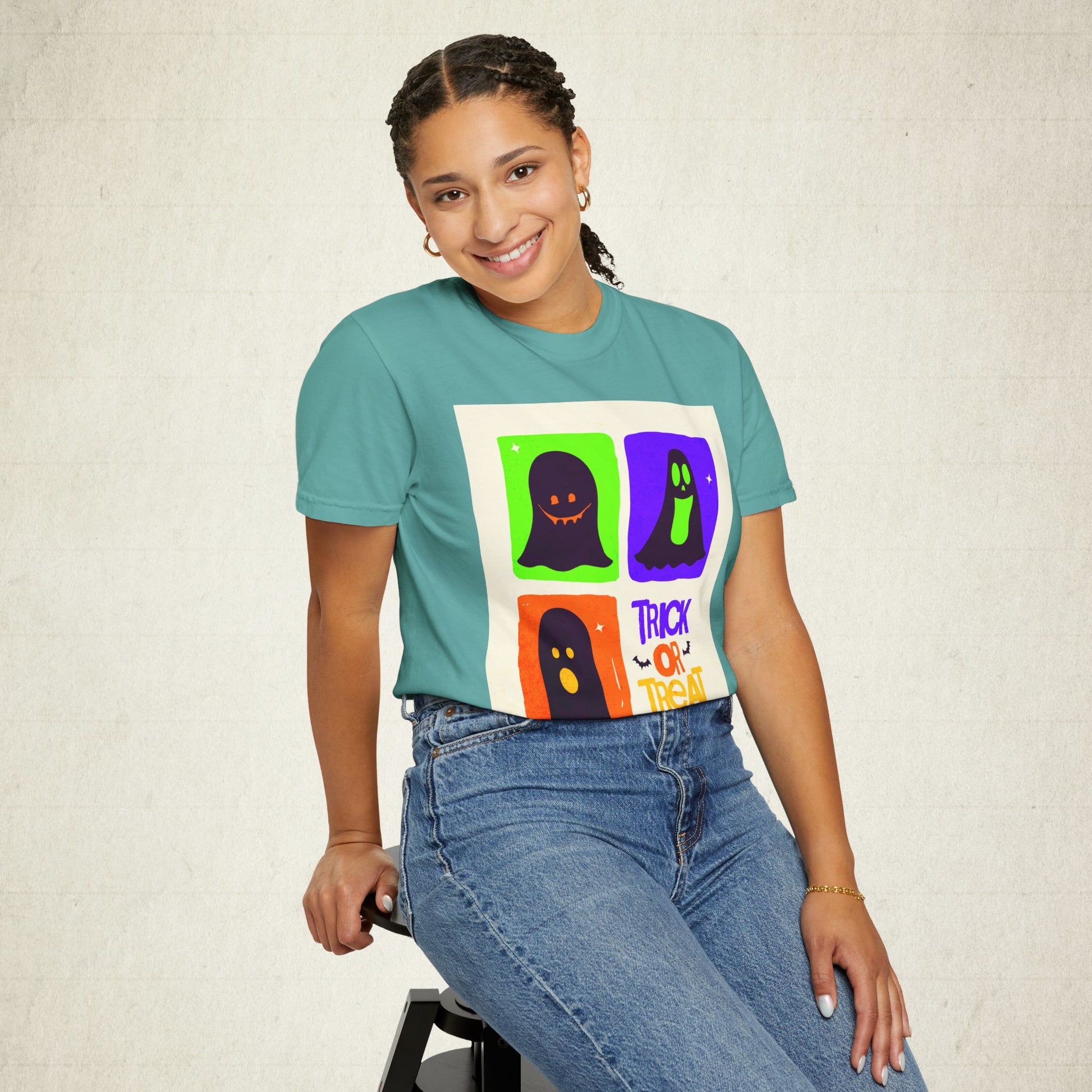 Trick or Treat Halloween Ghost Unisex T-Shirt