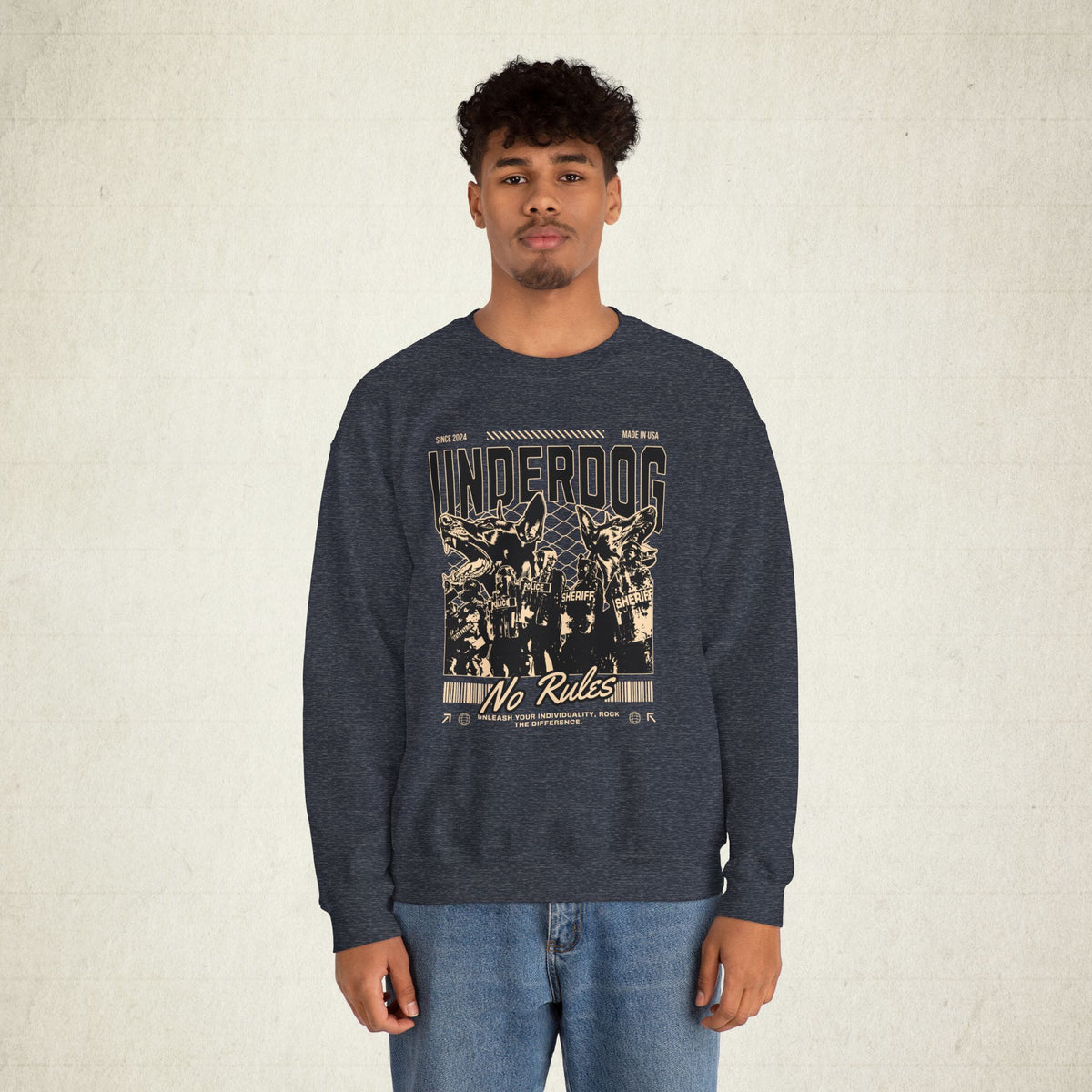 Underdog No Rules Crewneck Sweatshirt featuring a Underdog: No Rules design, crewneck sweatshirt