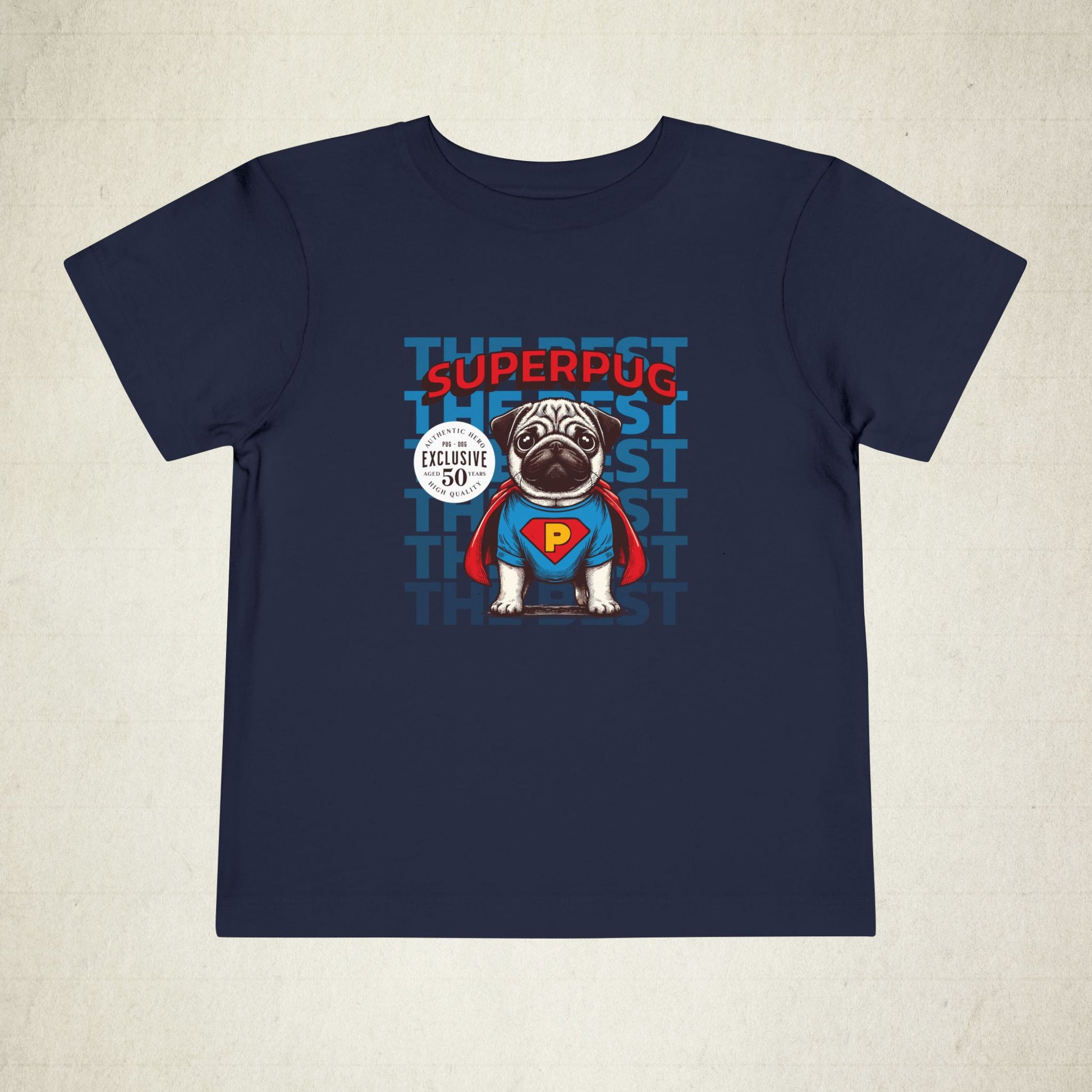 Super Pug Toddler Tee