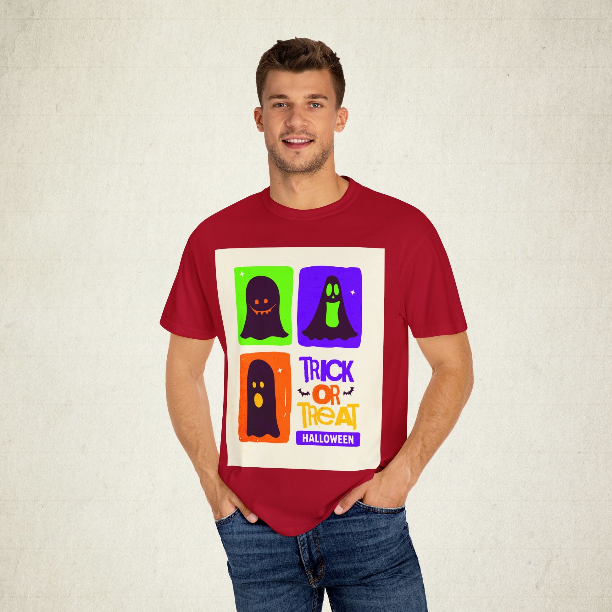 Trick or Treat Halloween Ghost Unisex T-Shirt