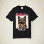 Custom Dog Dad Caricature T-Shirt | Personalized Pet Portrait Tee