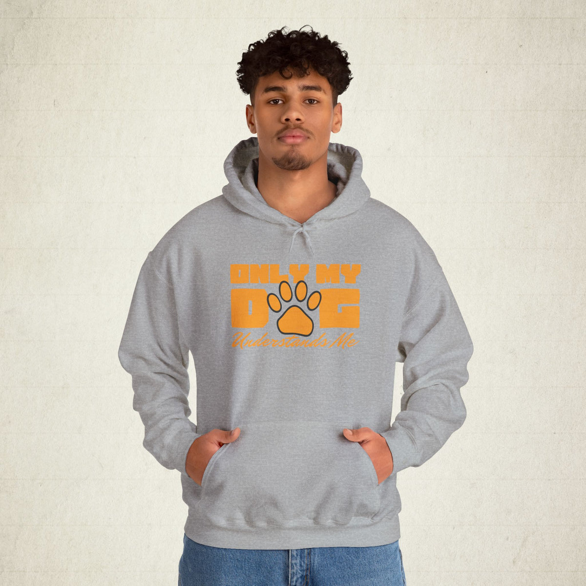 Only My Dog Understands Me Hoodie featuring a Only My Dog Understands Me design, pullover hoodie