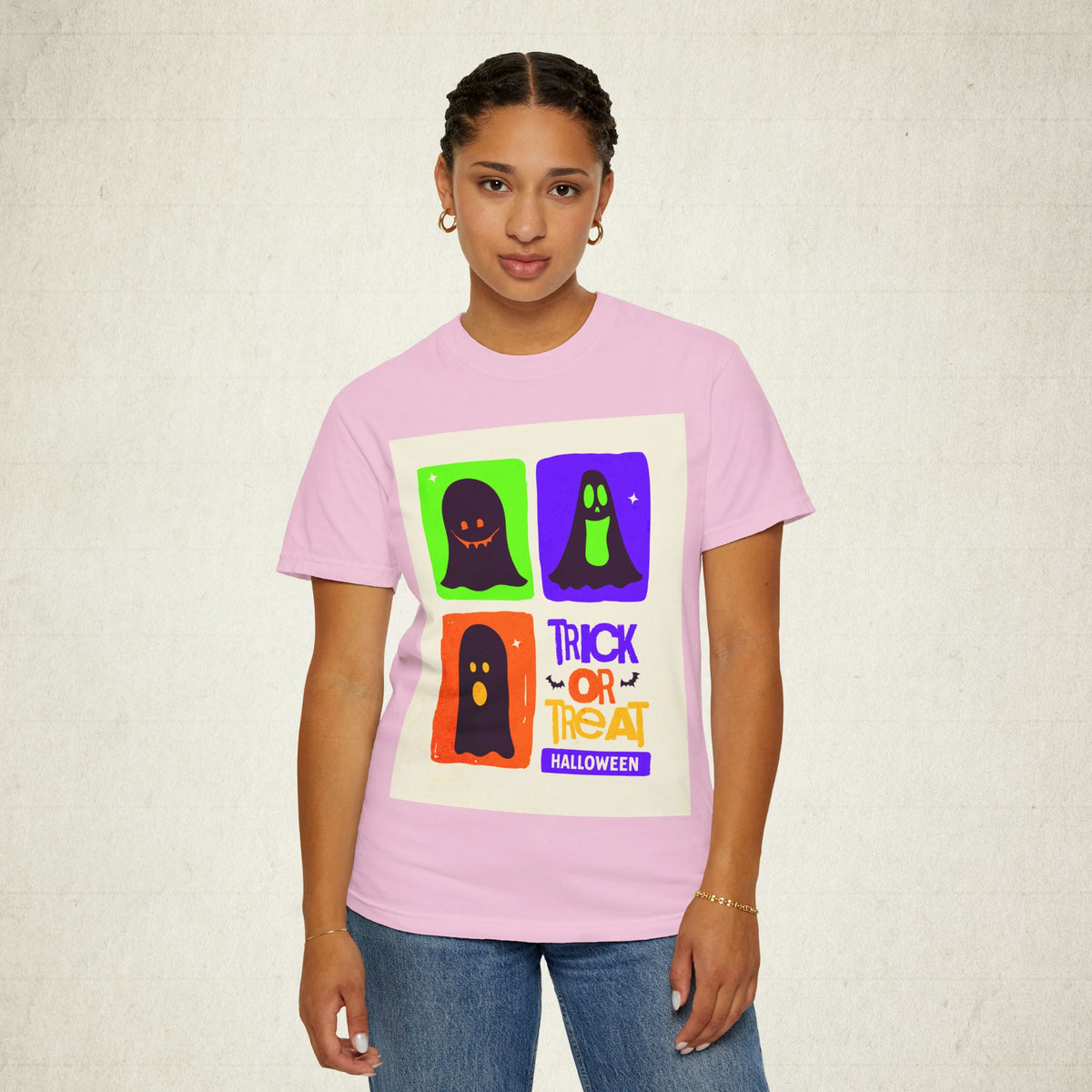 Trick or Treat Halloween Ghost Unisex T-Shirt