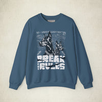 Break The Rules Crewneck Unisex Sweatshirt