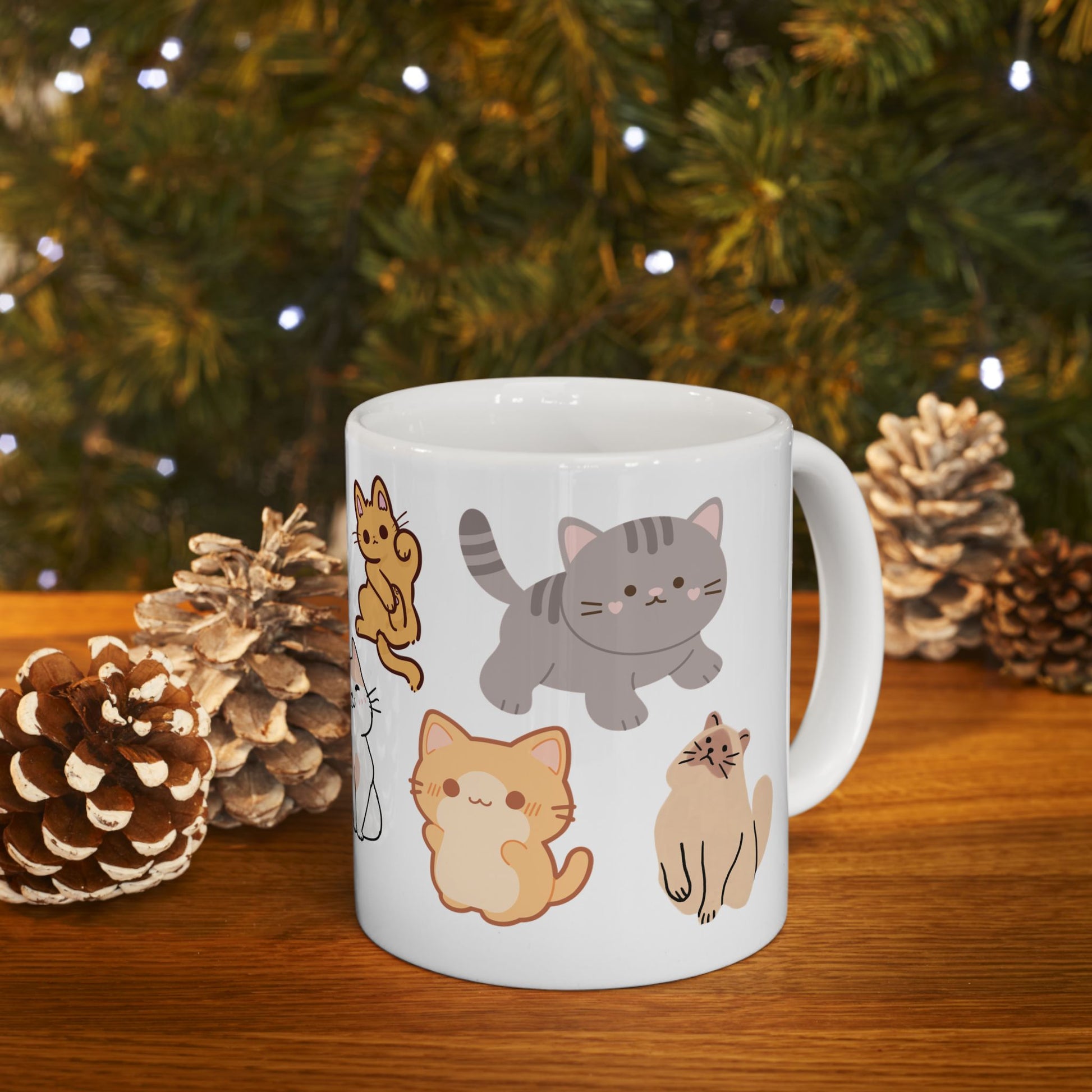 Cute Cat Lovers Ceramic Mug