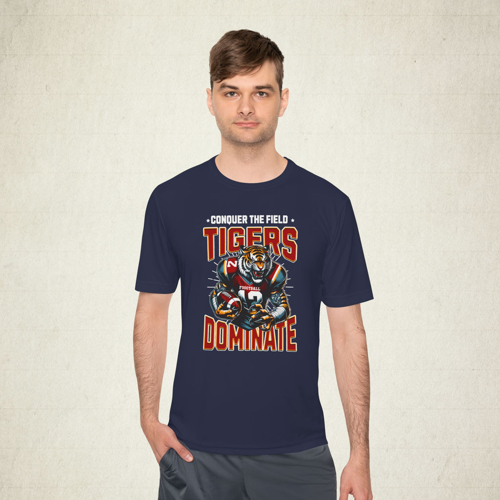 Conquer Field Moisture Wicking Men Activewear T-shirt