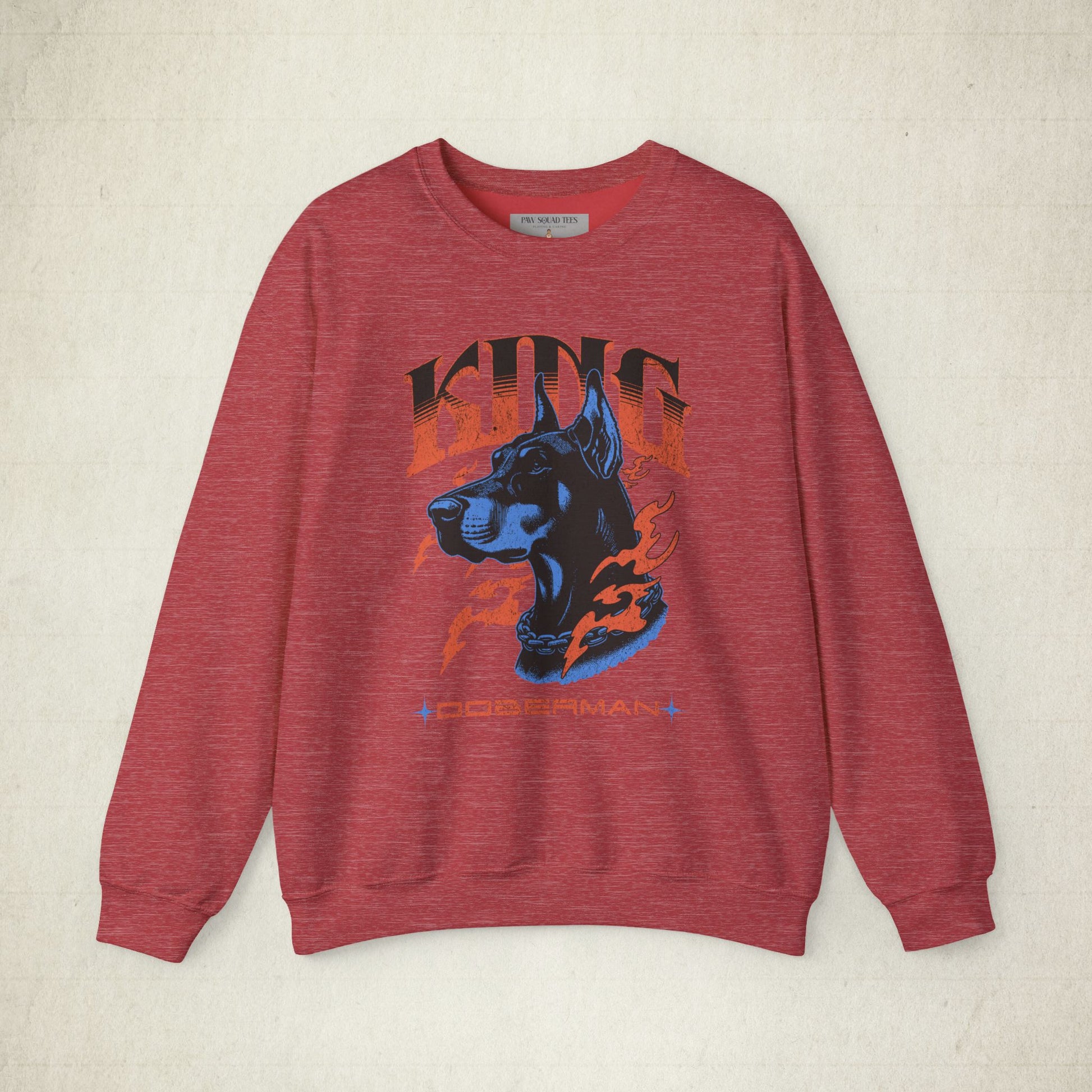 Bold Doberman King Unisex Sweatshirt