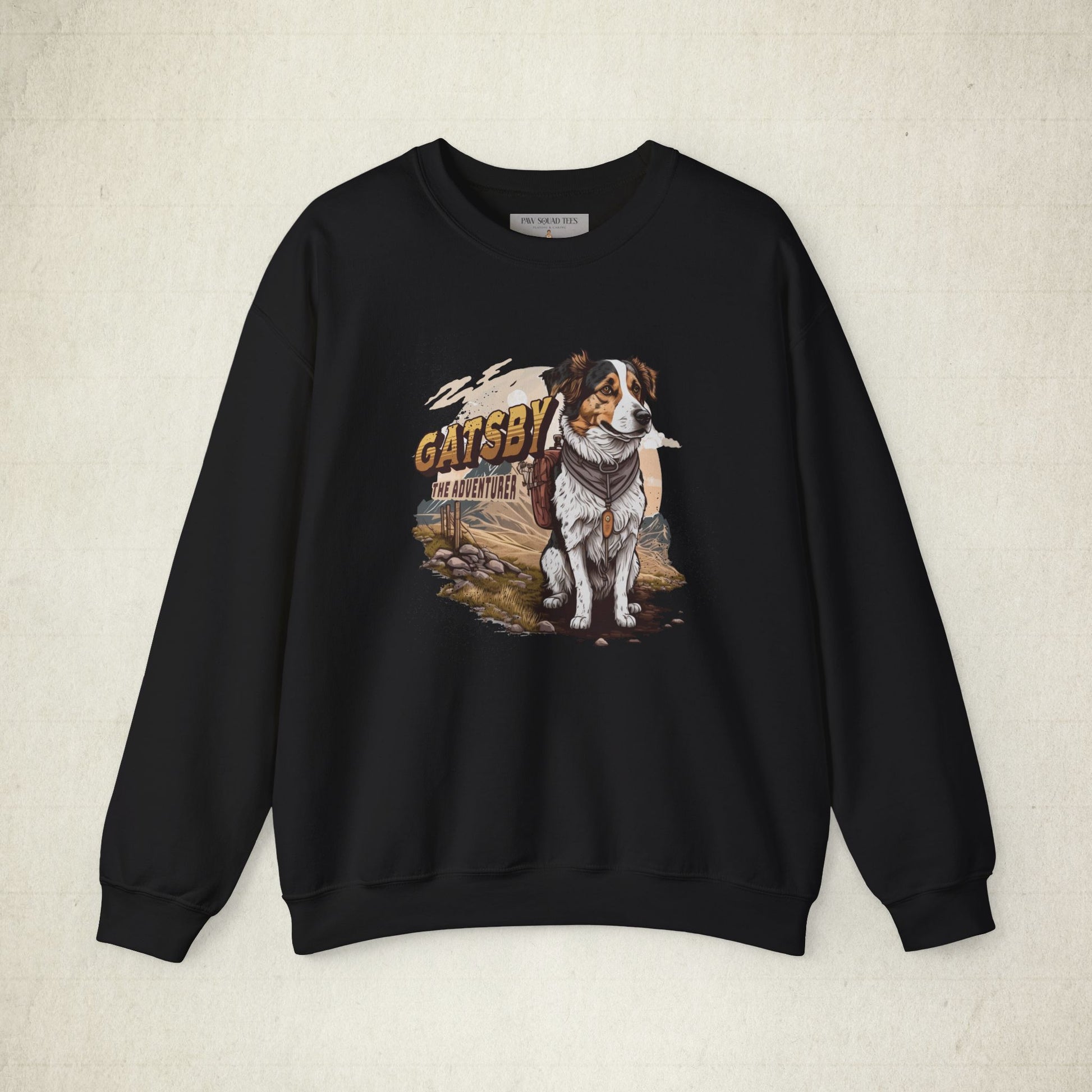 Gatsby the Adventure Dog Unisex Sweatshirt