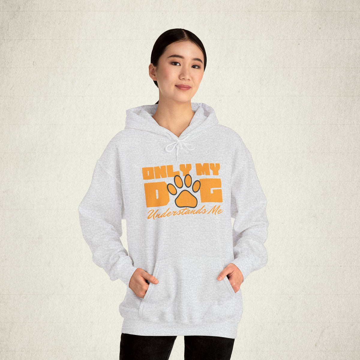 Only My Dog Understands Me Hoodie featuring a Only My Dog Understands Me design, pullover hoodie