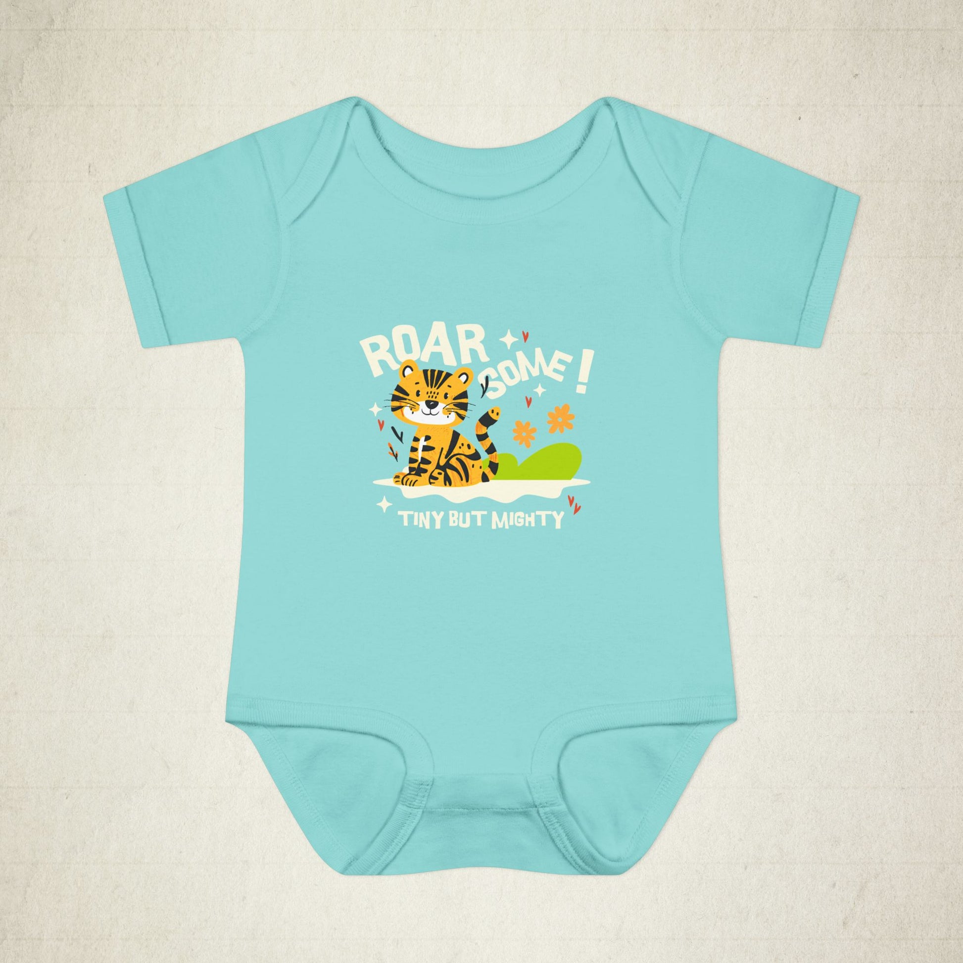 Adorable Infant Bodysuit with "Roar-some" Tiger Design