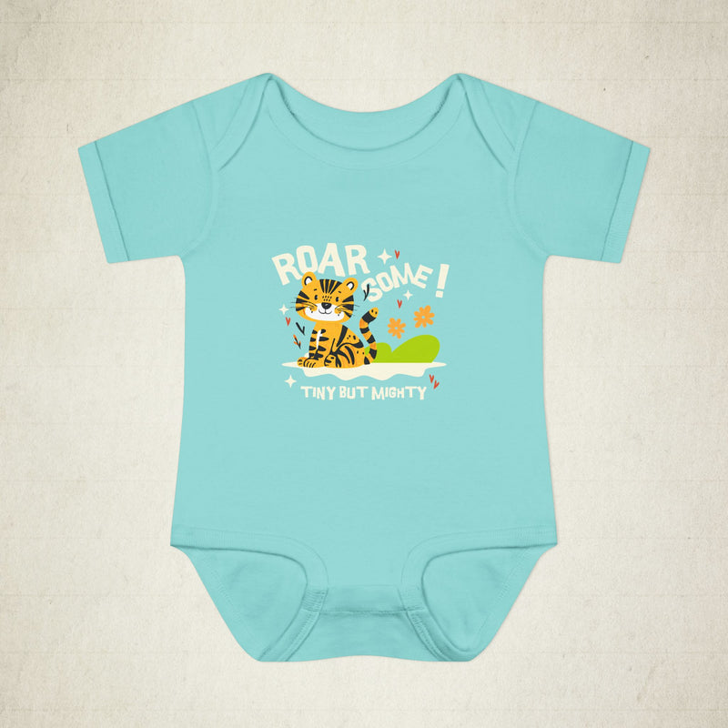 Adorable Infant Bodysuit with "Roar-some" Tiger Design