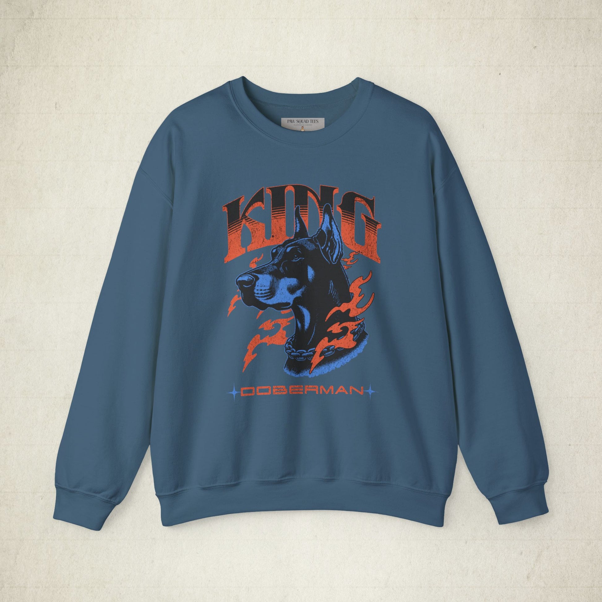 Bold Doberman King Unisex Sweatshirt