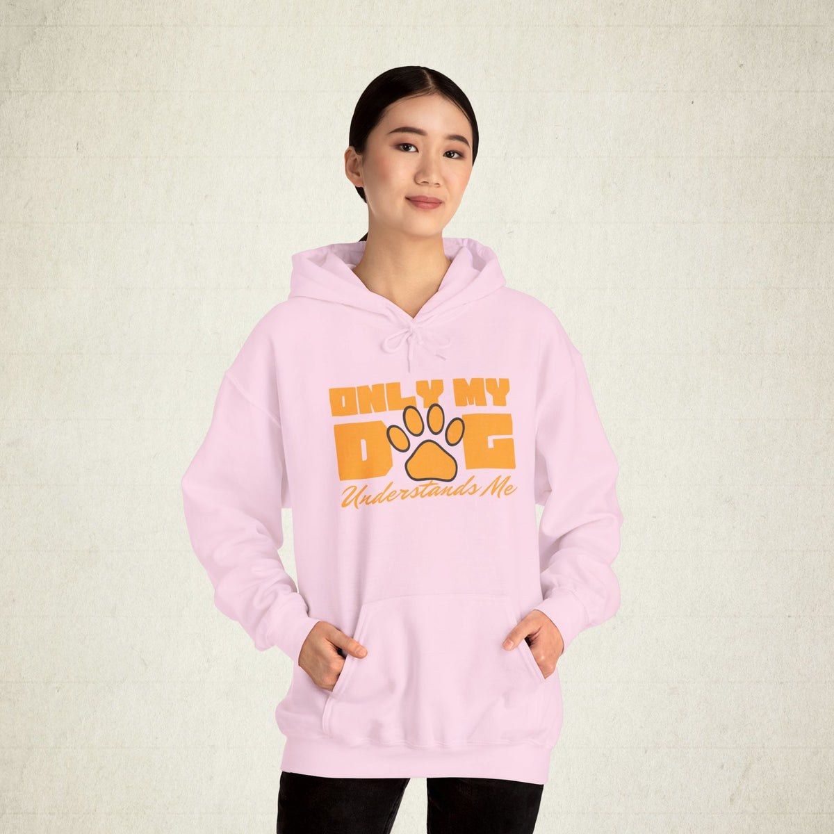 Only My Dog Understands Me Hoodie featuring a Only My Dog Understands Me design, pullover hoodie