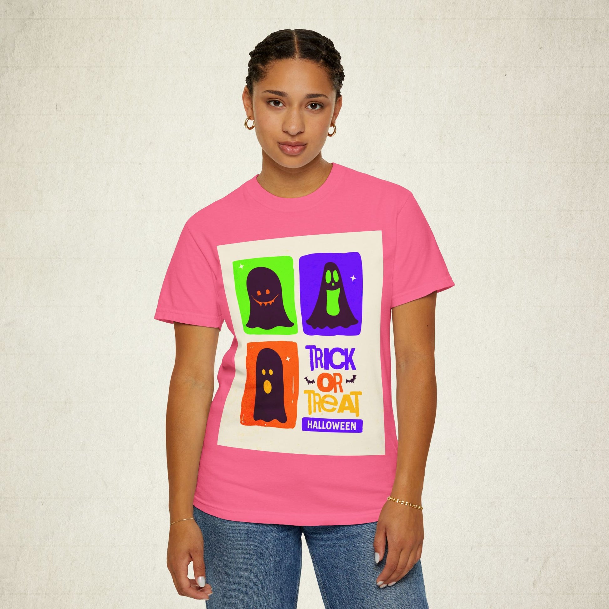 Trick or Treat Halloween Ghost Unisex T-Shirt